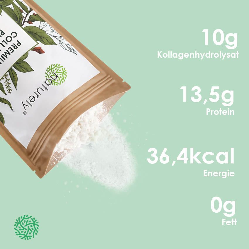 Naturely Premium Kollagen Pulver – Kollagen Hydrolysat aus Weidehaltung