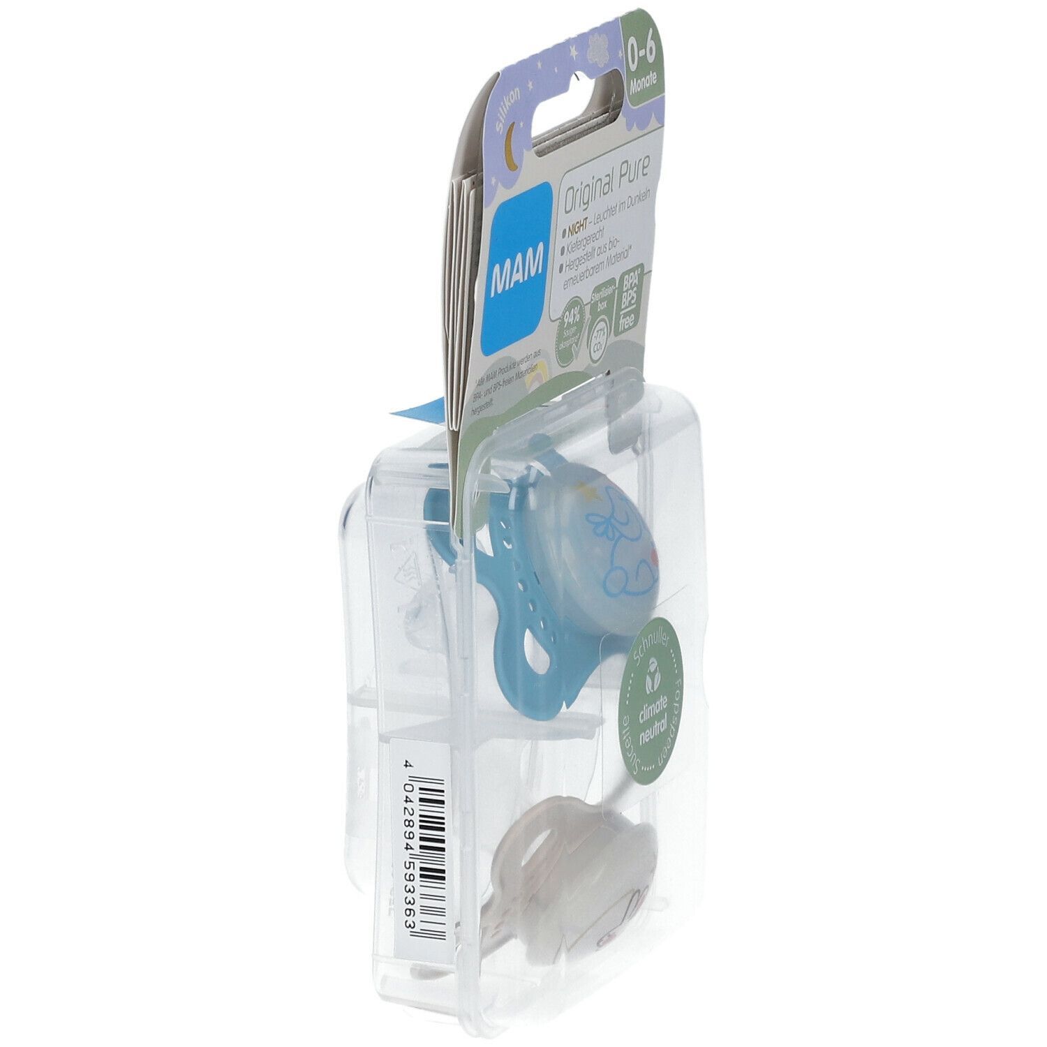 MAM Original Pure Night Silikon 0-6 boy (Farbe nicht frei wählbar)