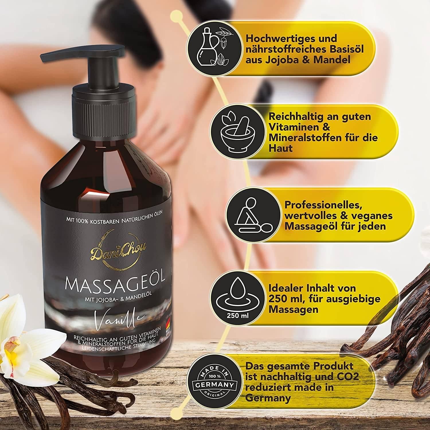 DaniChou Massageöl Vanille