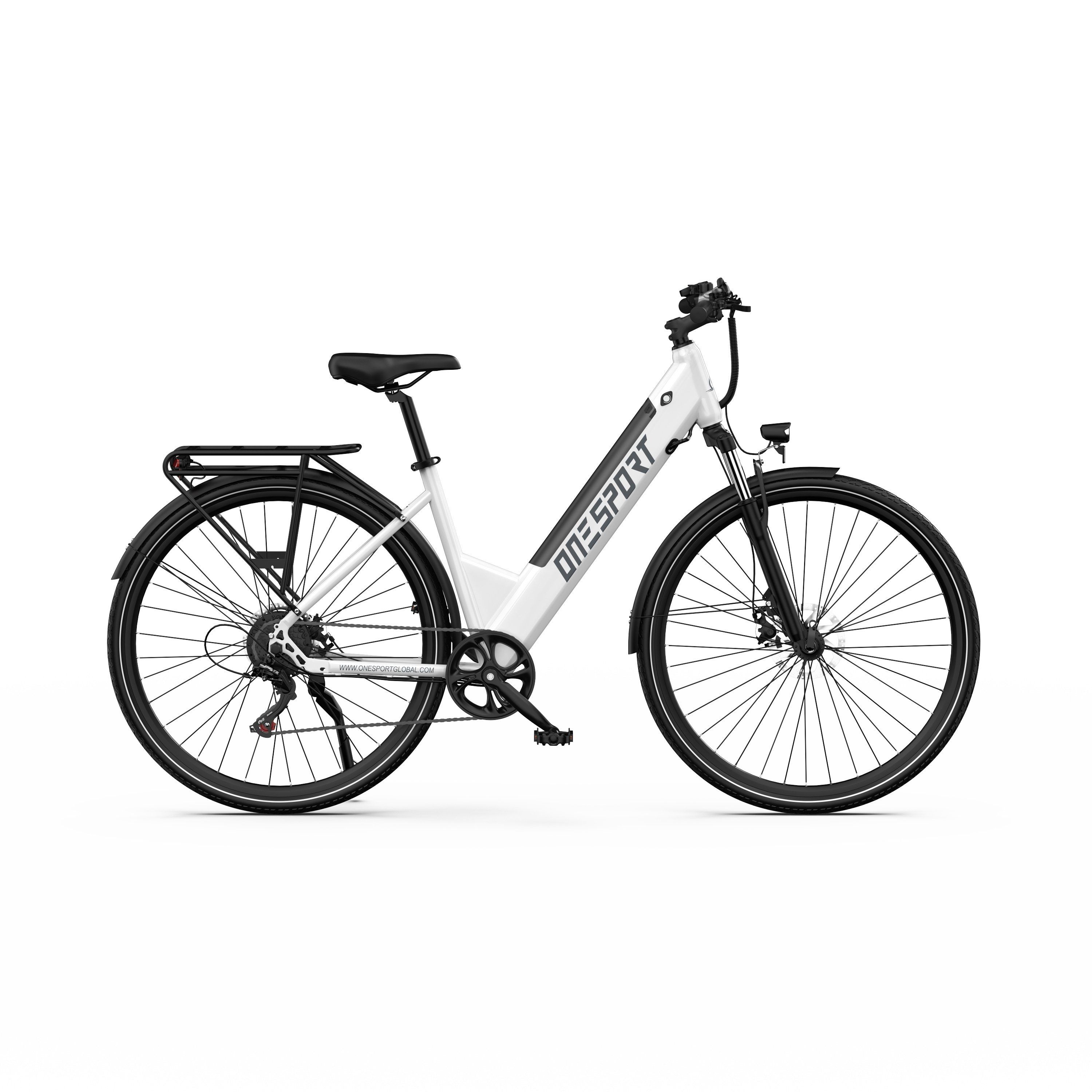 ONESPORT OT12 27,5" City-E-Bike, 36V 13Ah Akku, App-Unterstützung