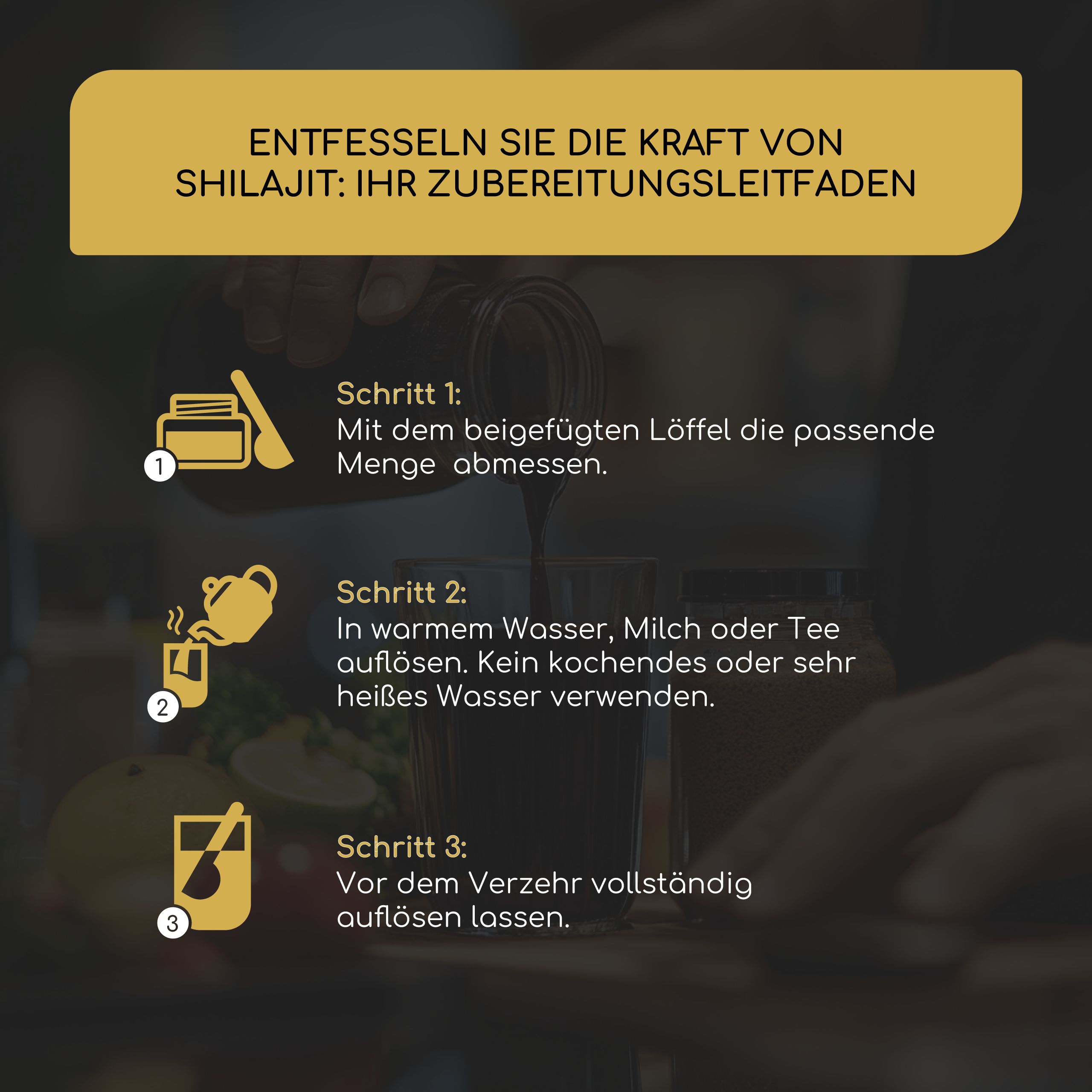 Shilajit Mumijo Himalaya – Laborgeprüft in Deutschland, Qualitätszertifikat – RAIBU