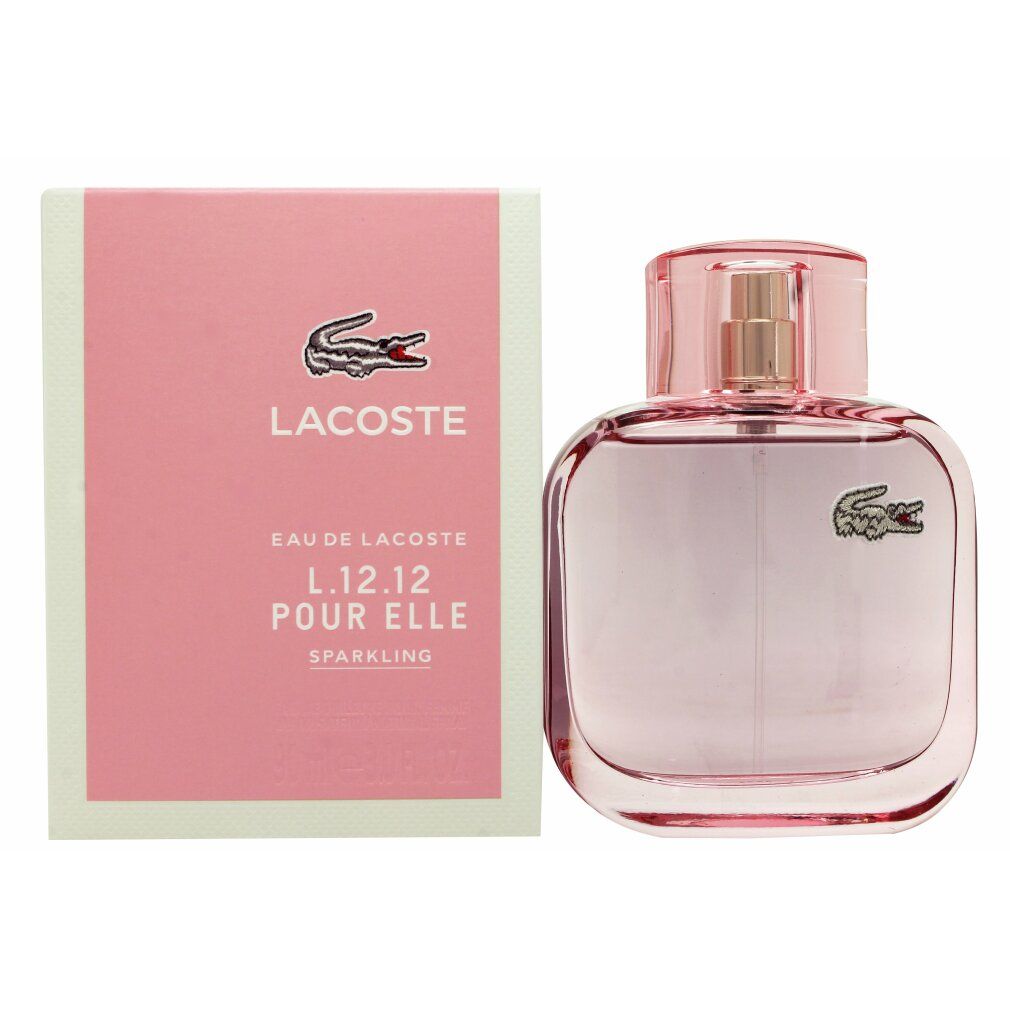 Лакосте розовые описание. Lacoste l.12.12 pour elle sparkling. Лакост l 12 12 pour elle sparkling 90ml. Lacoste Eau de Lacoste (l.12.12 sparkling). Lacoste l.12.12 pour elle sparkling туалетная вода 90 мл.