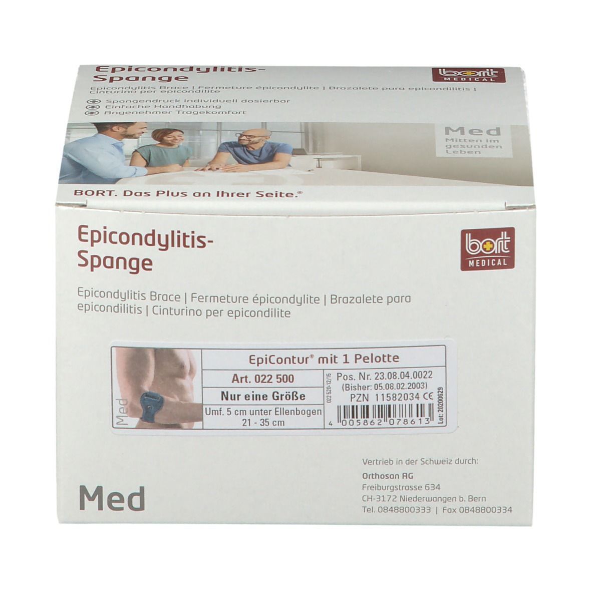 BORT Epicondylitis-Soft-Spange EpiContur