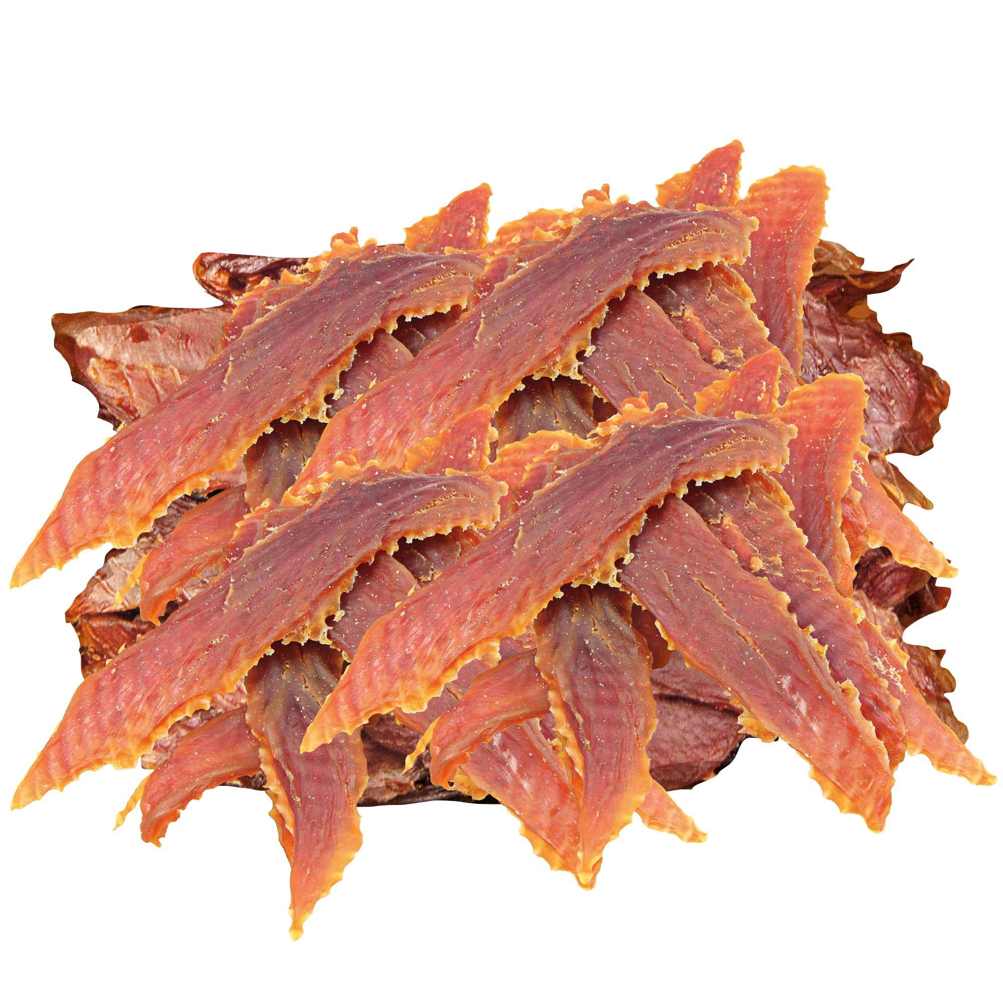 Hundesnack - Entenbrust Filets - 100% feinste Entenbrust- Streifen getrocknet
