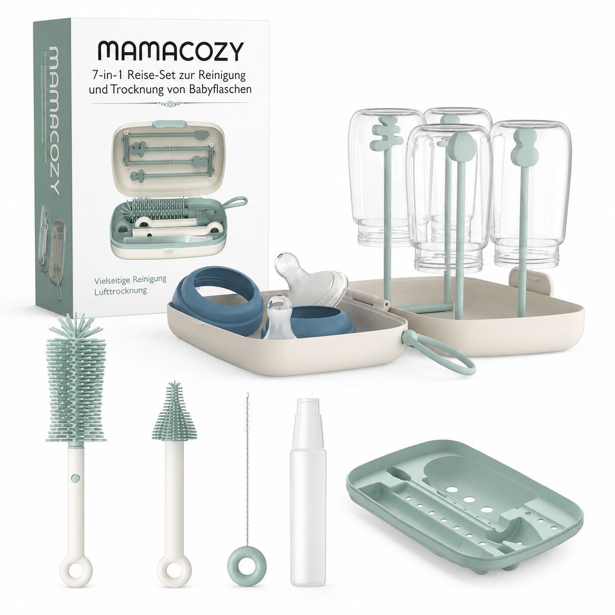 Set di spazzole per biberon Momcozy – biberon per bambini