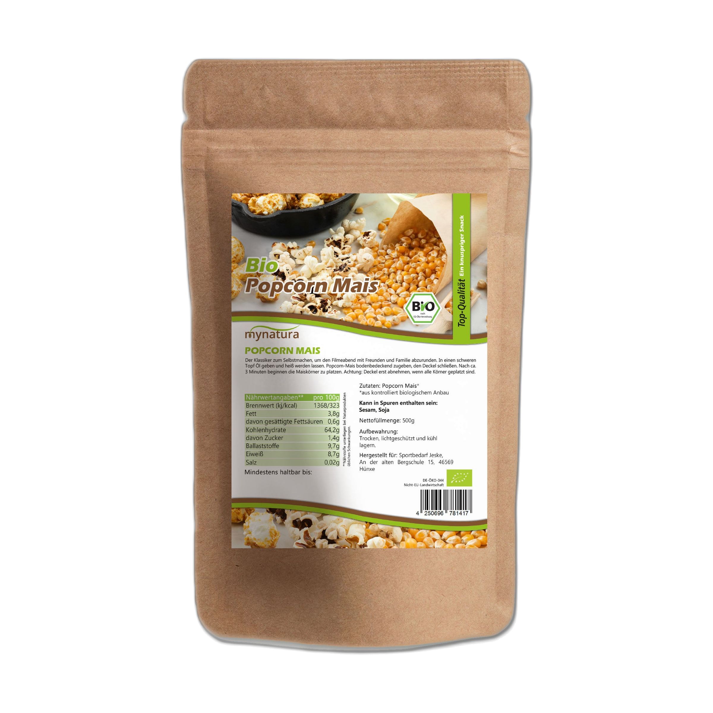 Mynatura Bio Popcornmais 1000 g
