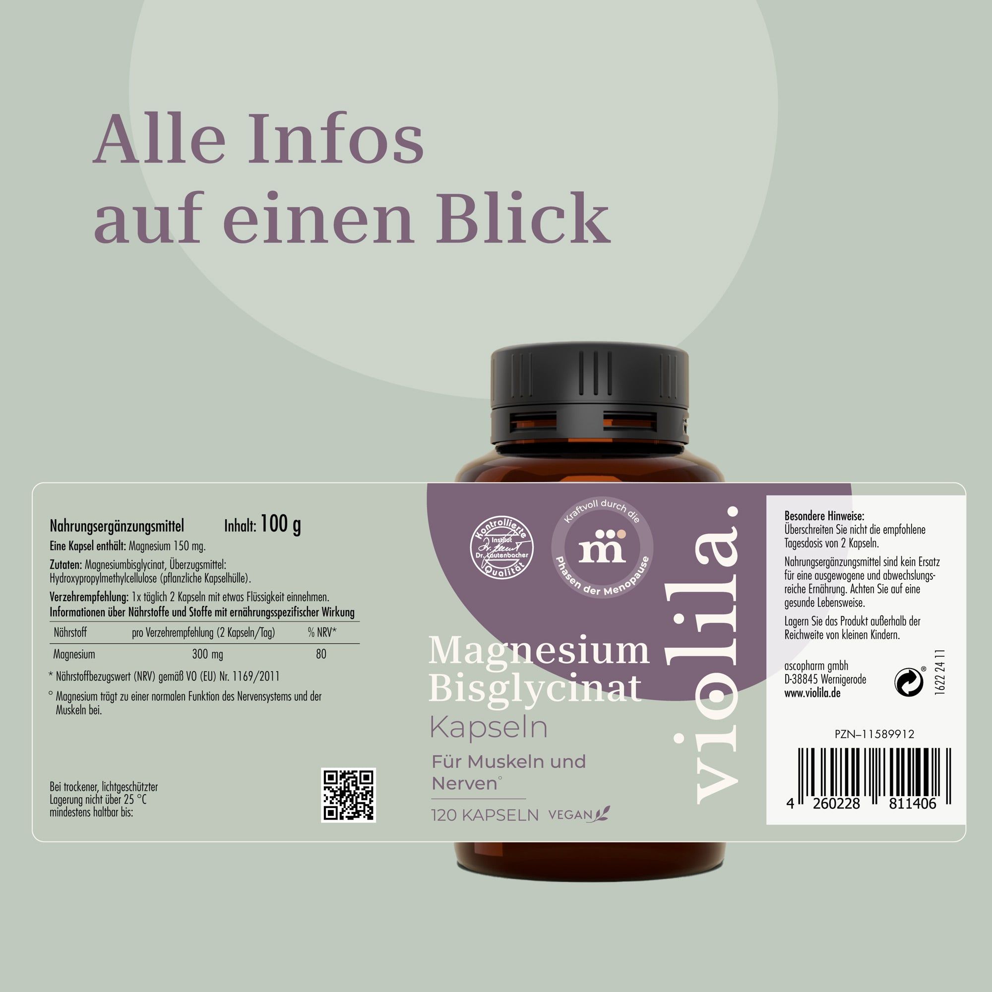 violila Magnesium Bisglycinat Kapseln