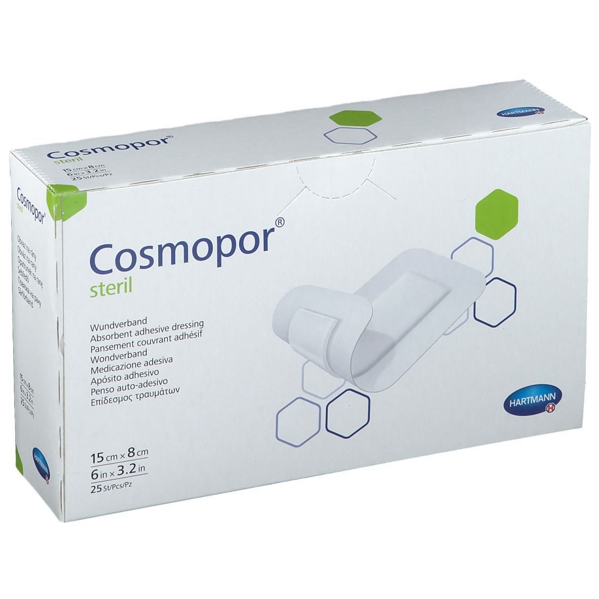 Cosmopor steril Wundverband 8x15 cm 25 St Pflaster