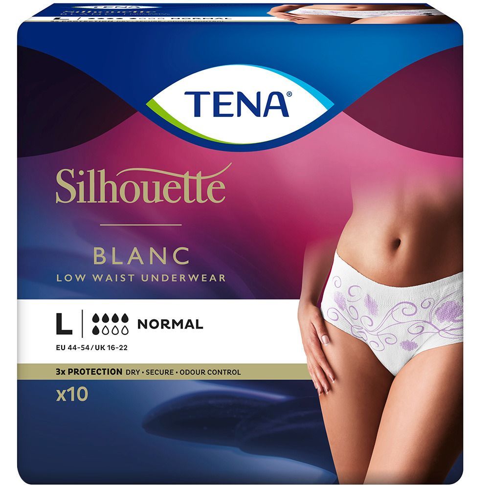 Tena Silhouette Normal L blanc Inkontinenz Pants 10 St Einweghosen