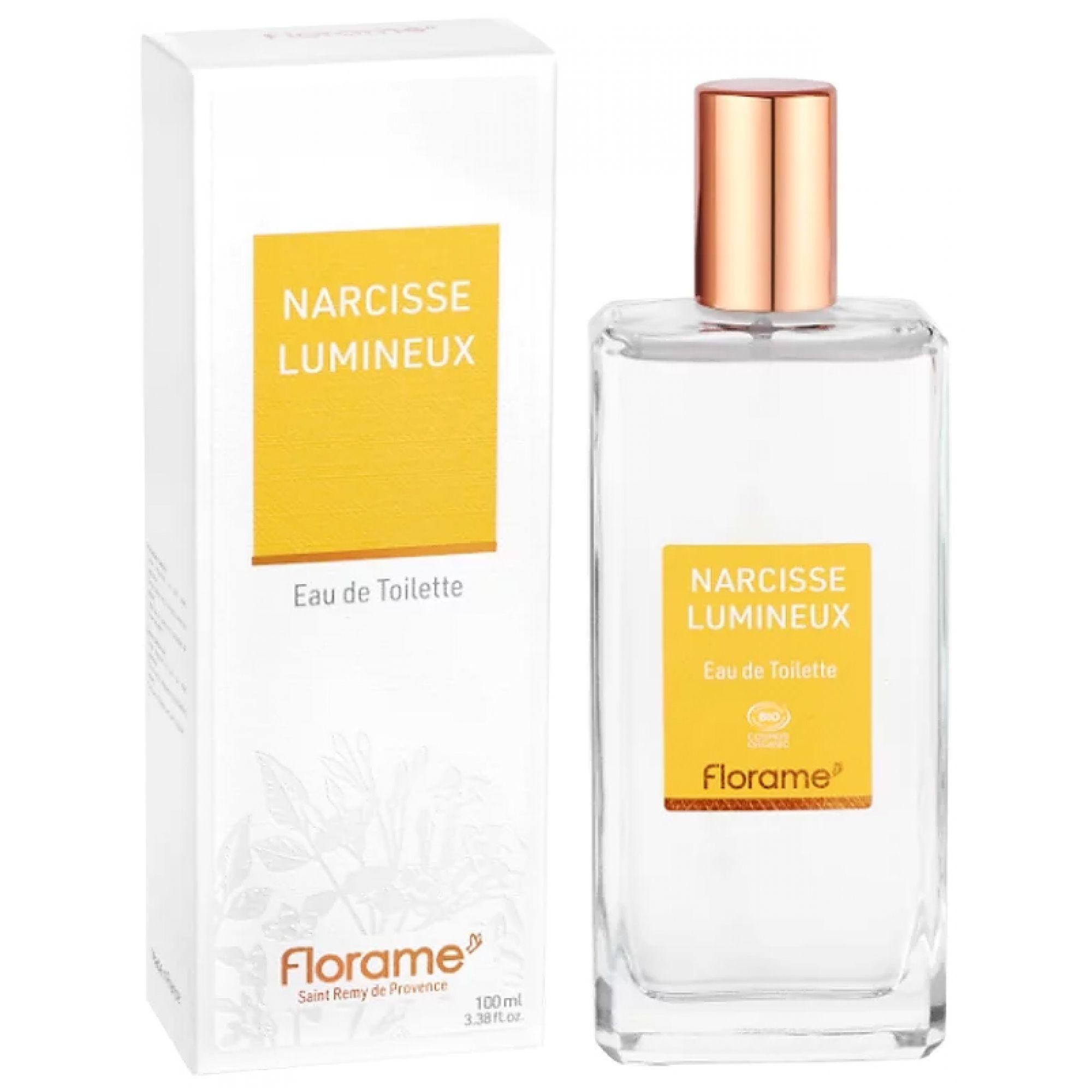 Florame Narcisse Lumineux Bio-Eau de Toilette 100 ml 15,5x5,4x3,1 cm