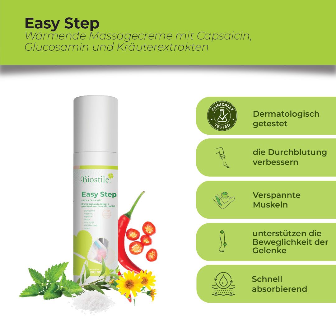 Biostile Easy Step Gelenkmassagecreme – Standard