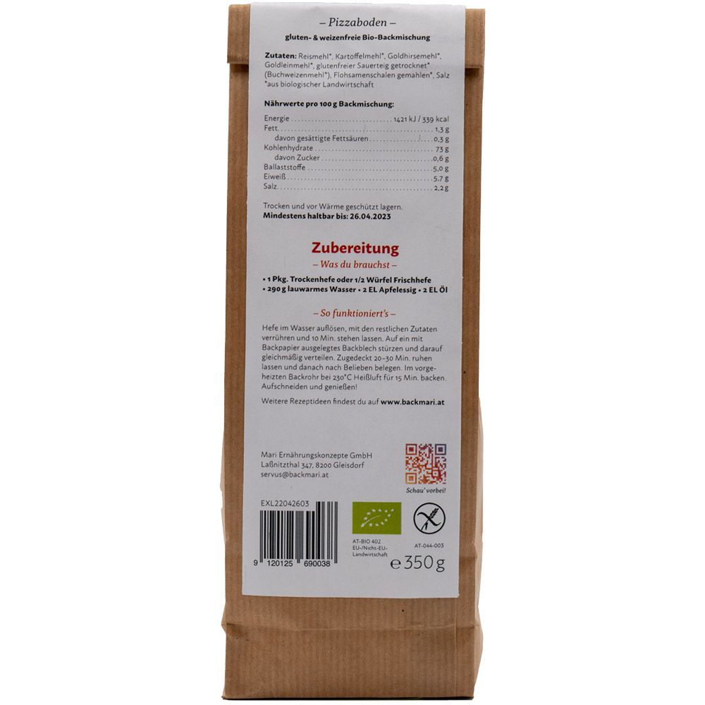 Backmari Gschaftlhuber Weissbrot Backmix glutenfrei 350 g