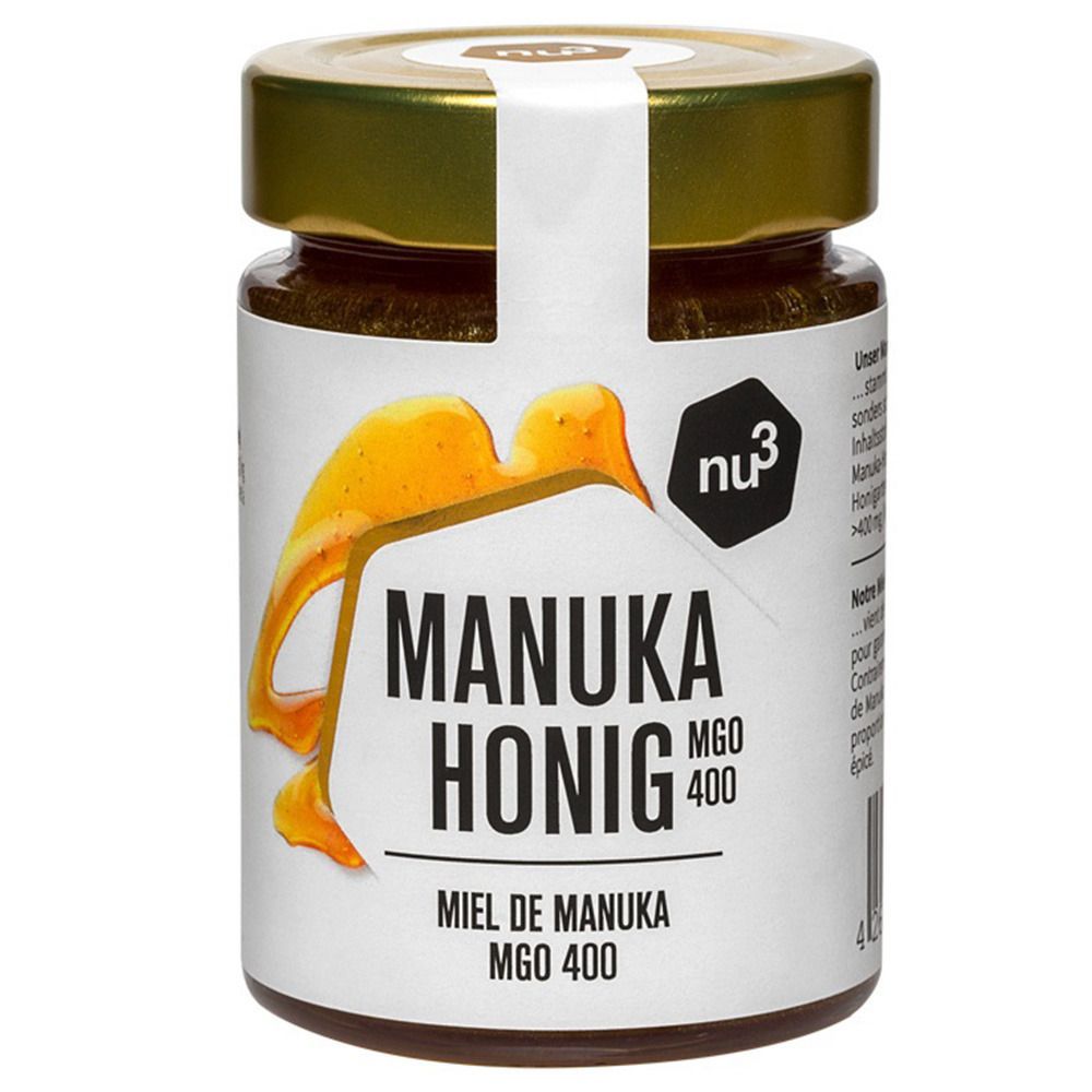 nu3 Manuka-Honig MGO 400 2x250 g Gel