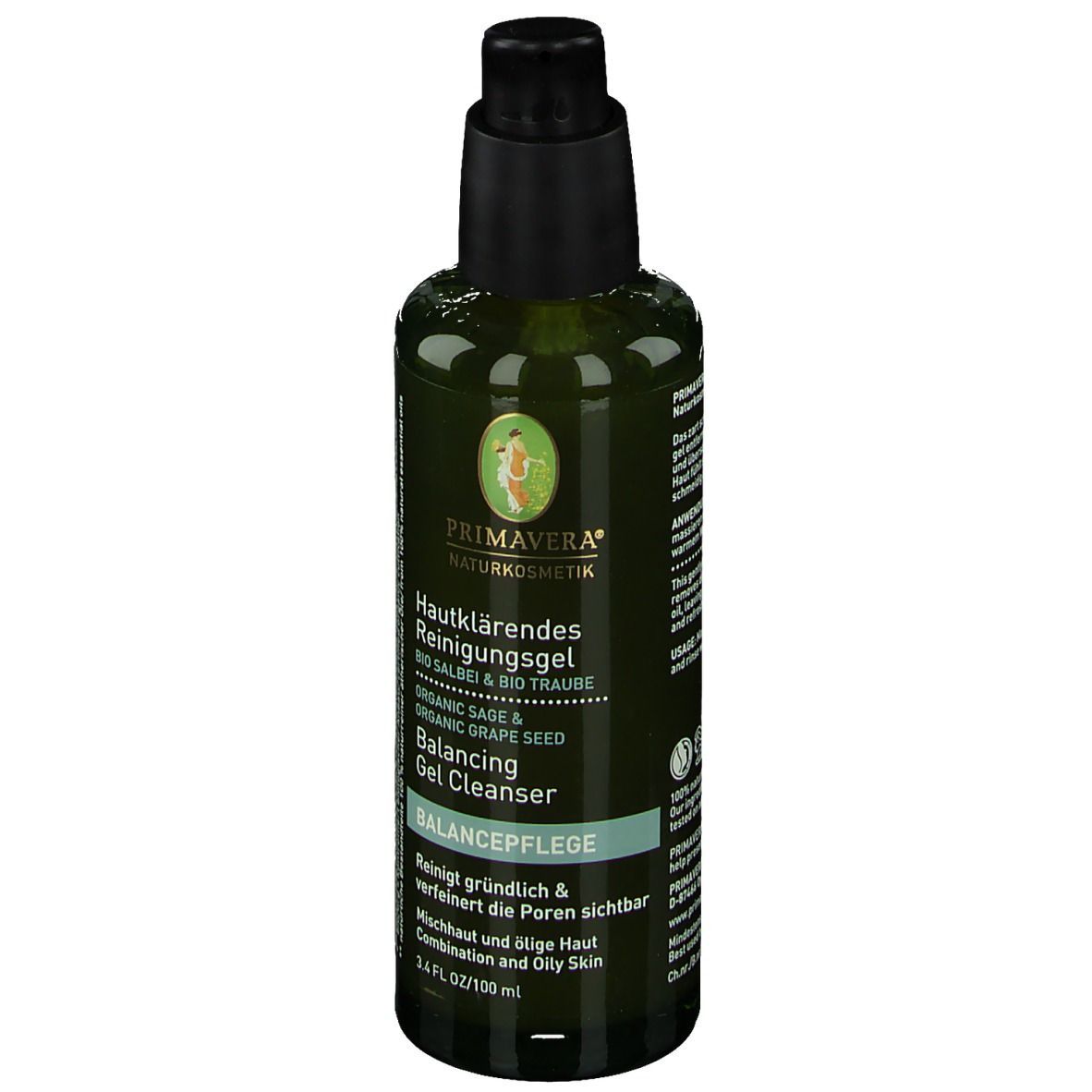 PRIMAVERA® Hautklärendes Reinigungsgel Salbei-Traube