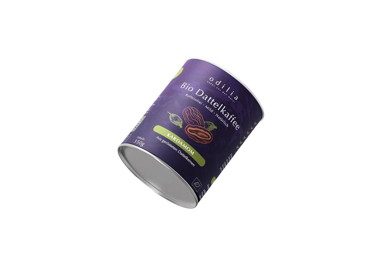 Dose Odilia Bio Dattelkaffee mit Kardamom, 350g.