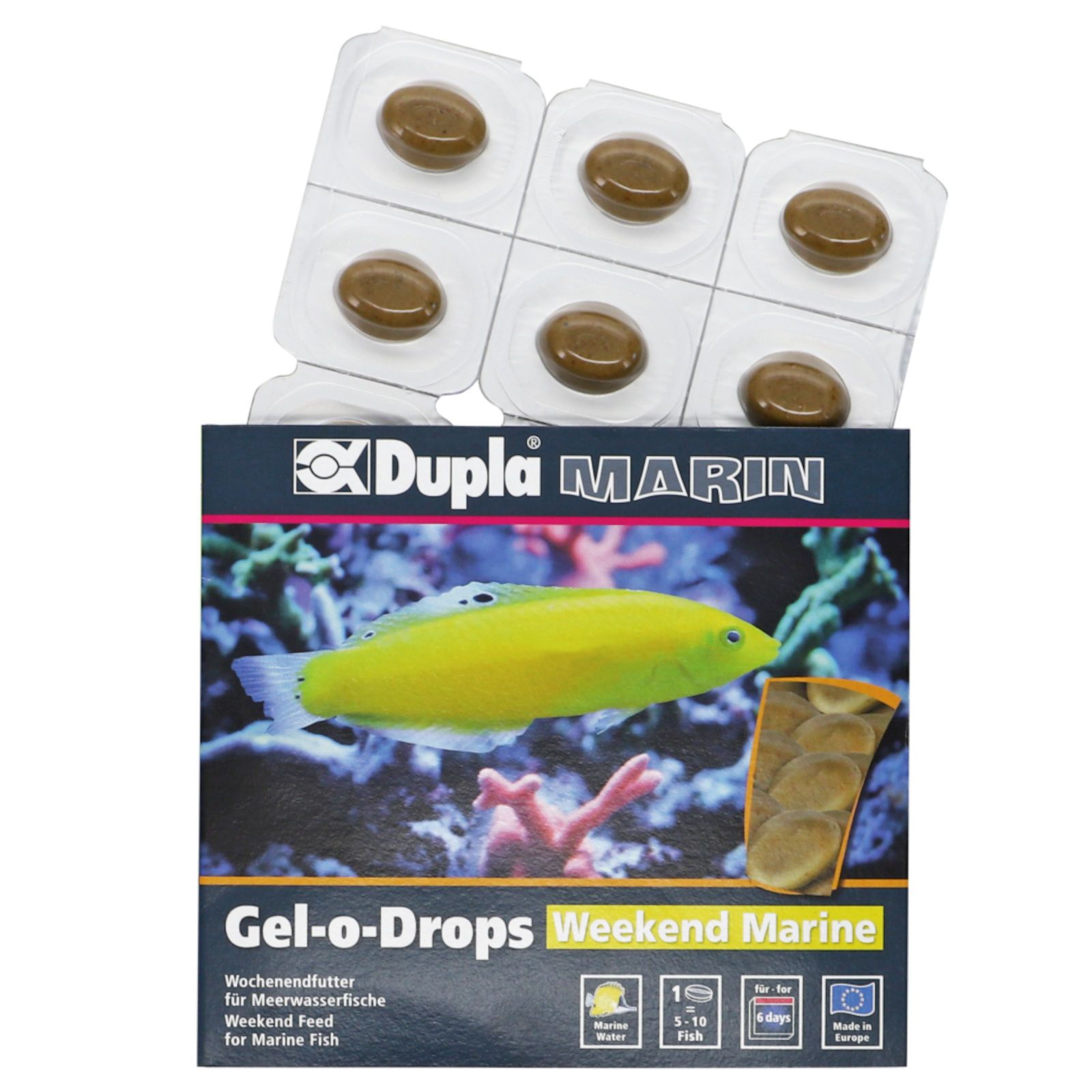 Dupla Marin Fischfutter Gel-o-Drops Weekend Marine