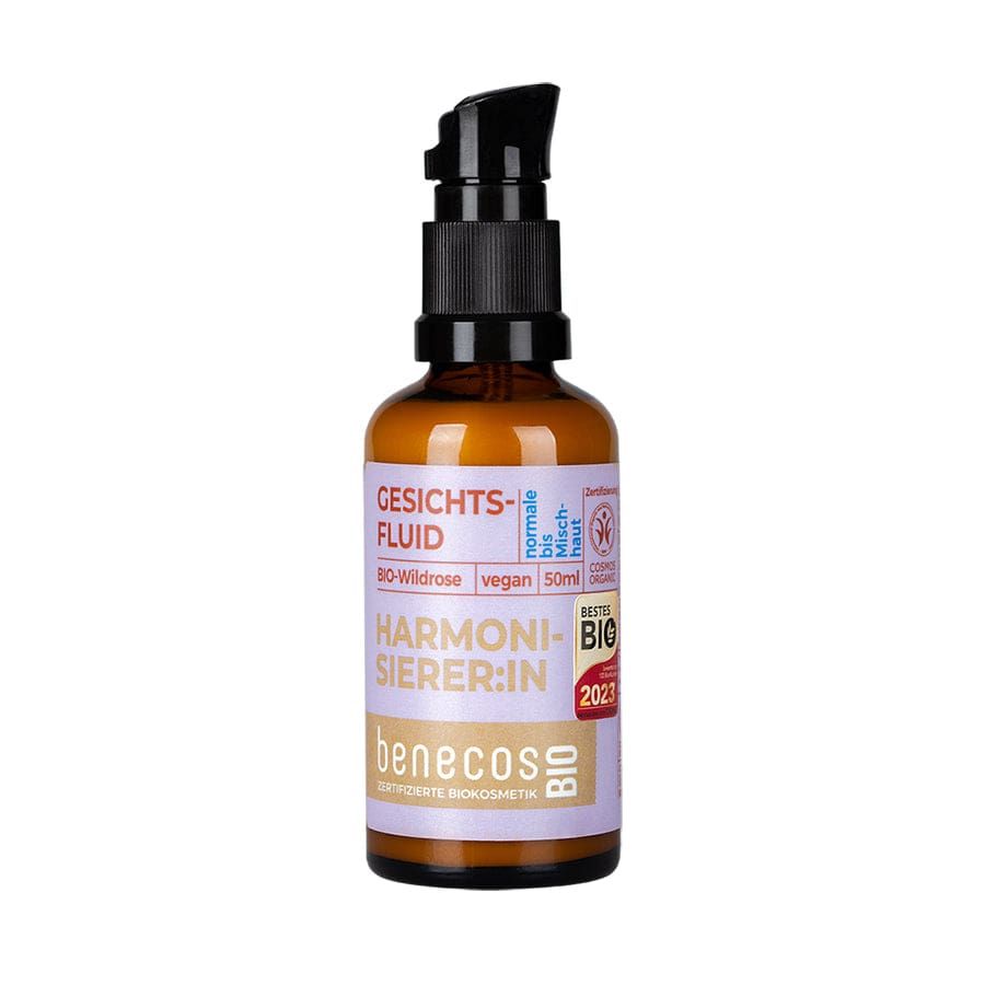 benecosBIO Gesichtsfluid BIO-Wildrose