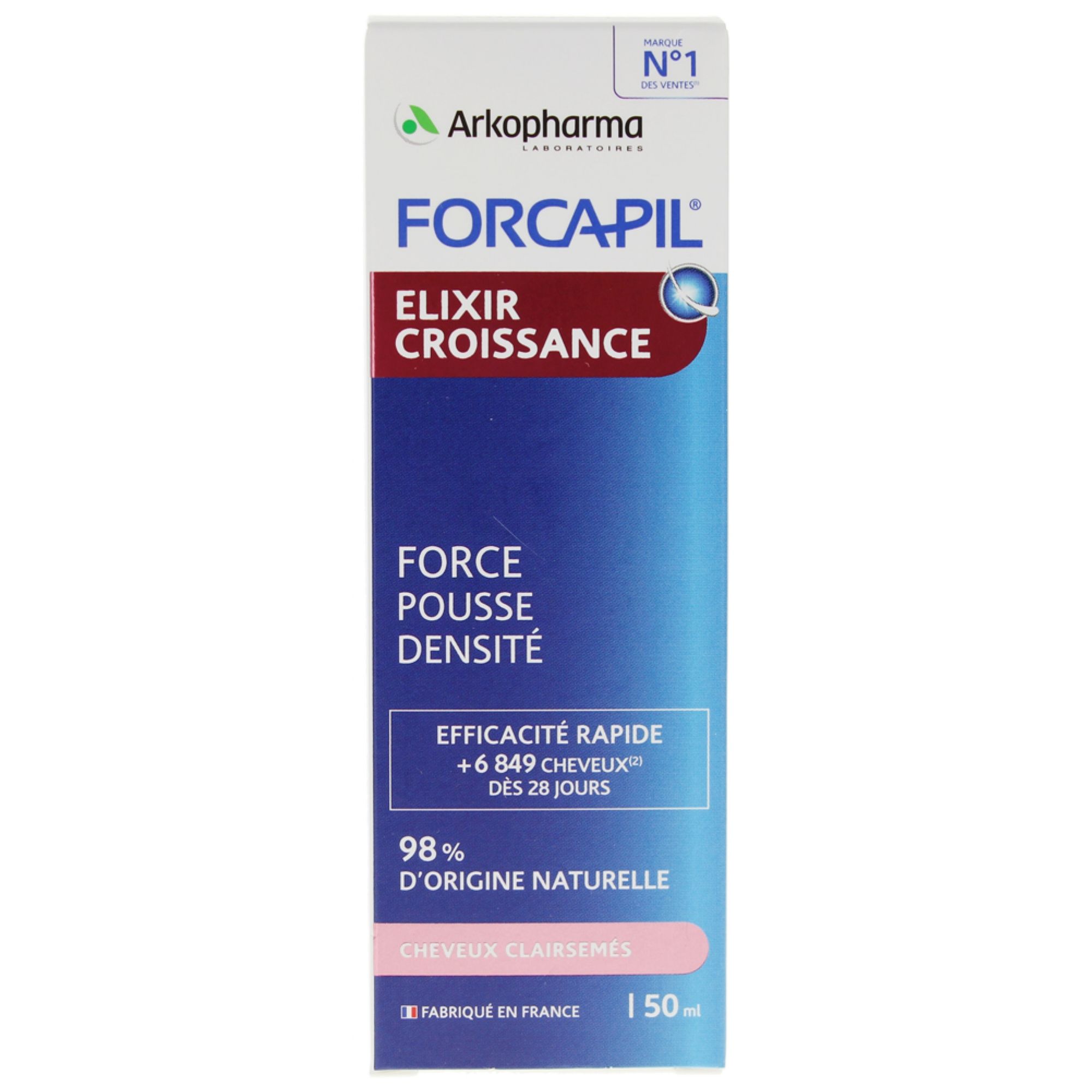Arkopharma Forcapil Elixir Wachstum 4,4x4,4x12,6 cm