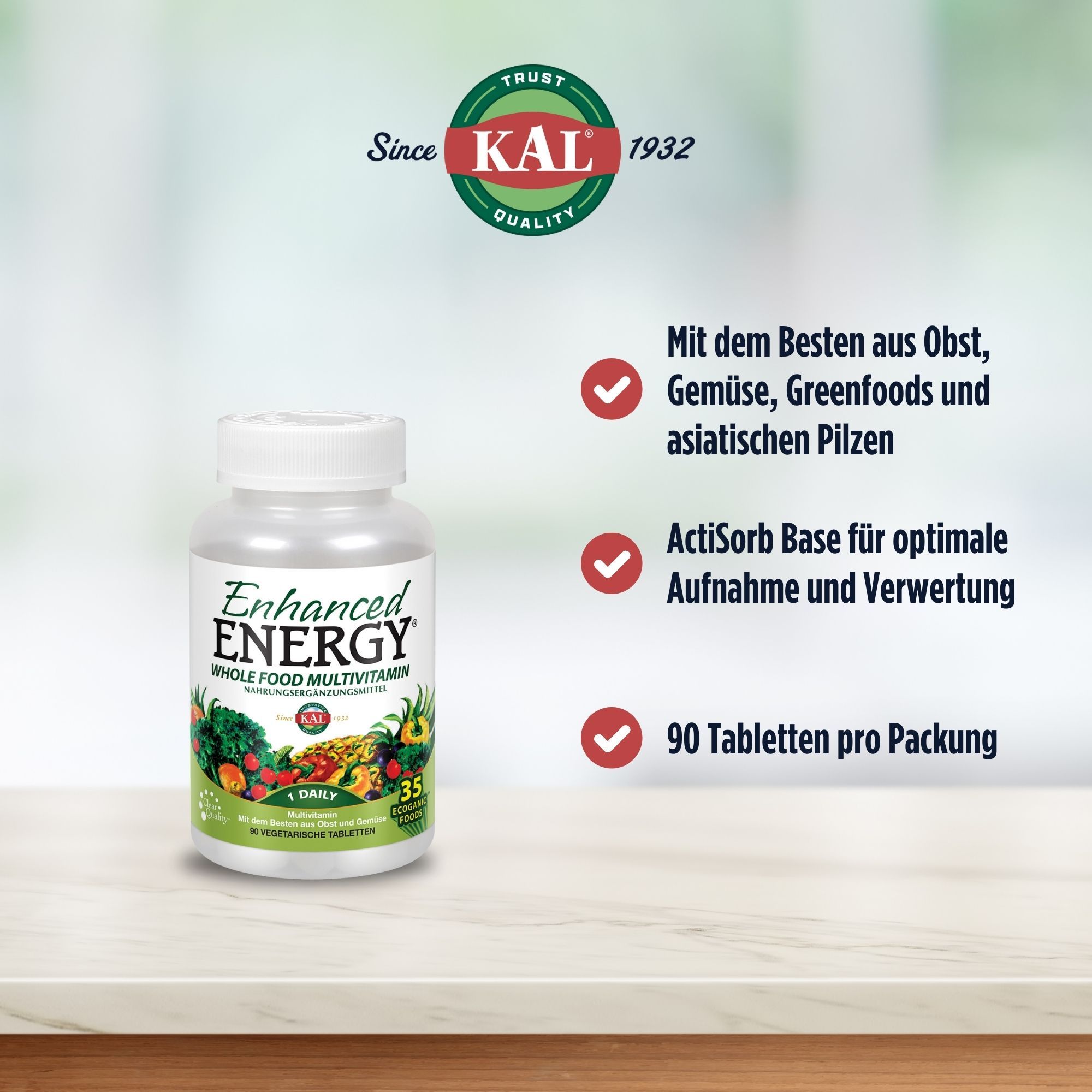 KAL Enhanced Energy Multivitamin