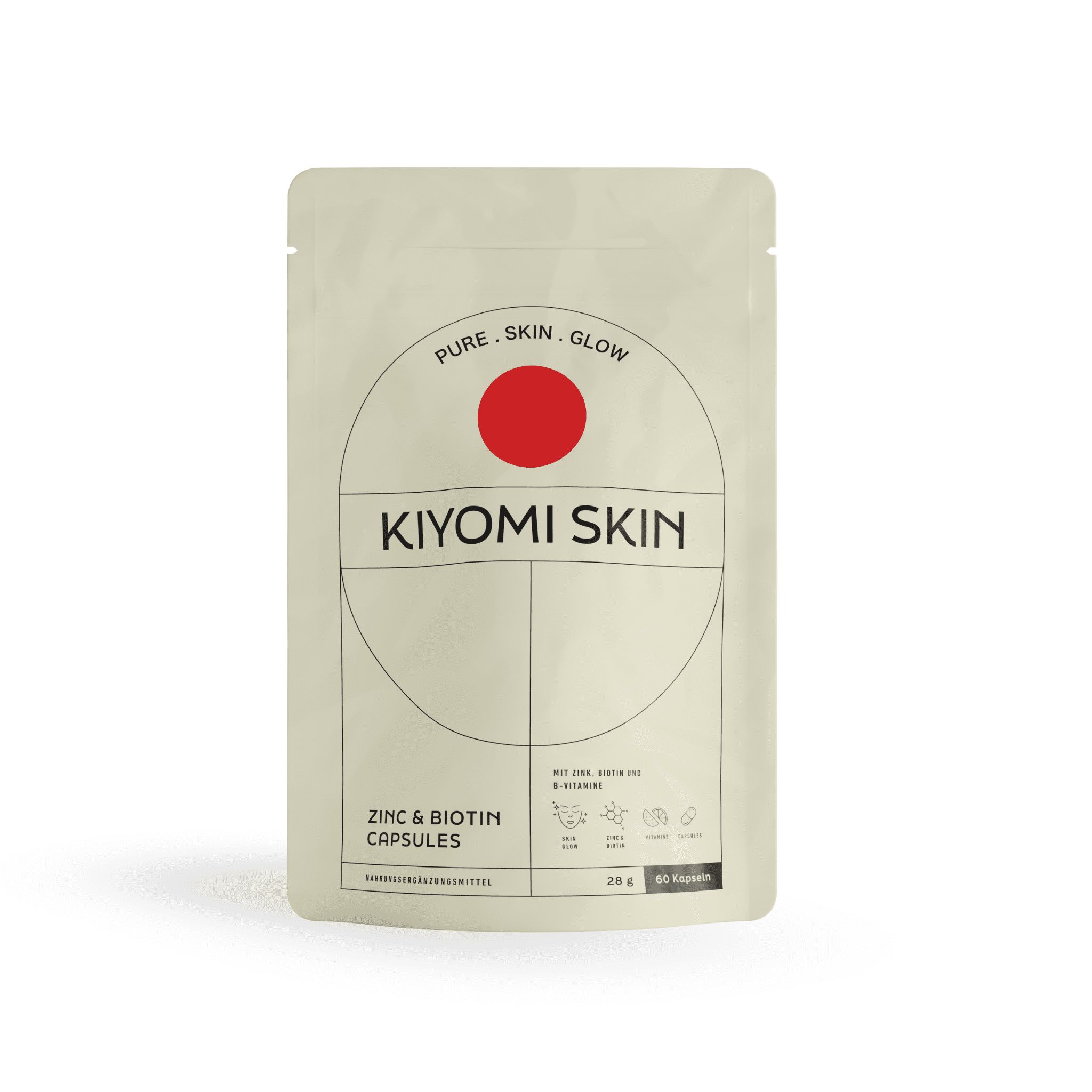 Kiyomi Skin Glow Zinc & Biotin Capsules