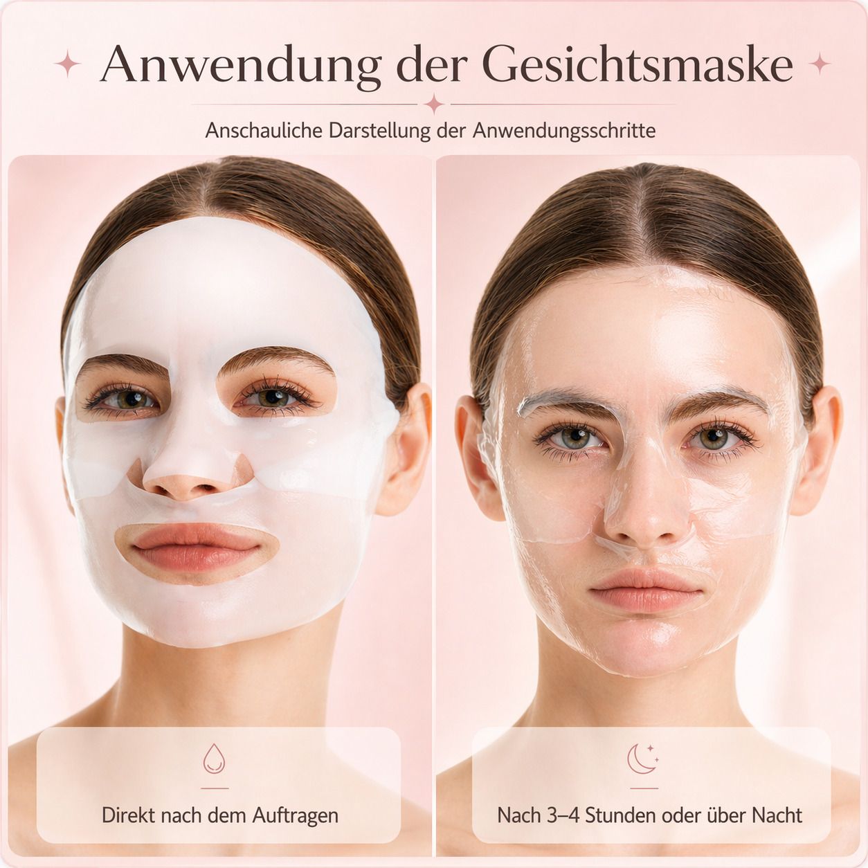 COOL-i Bio Collagen Maske,Mit Kollagen & Kupferpeptiden, beruhigend & feuchtigkeitsspendend,5 Stk.