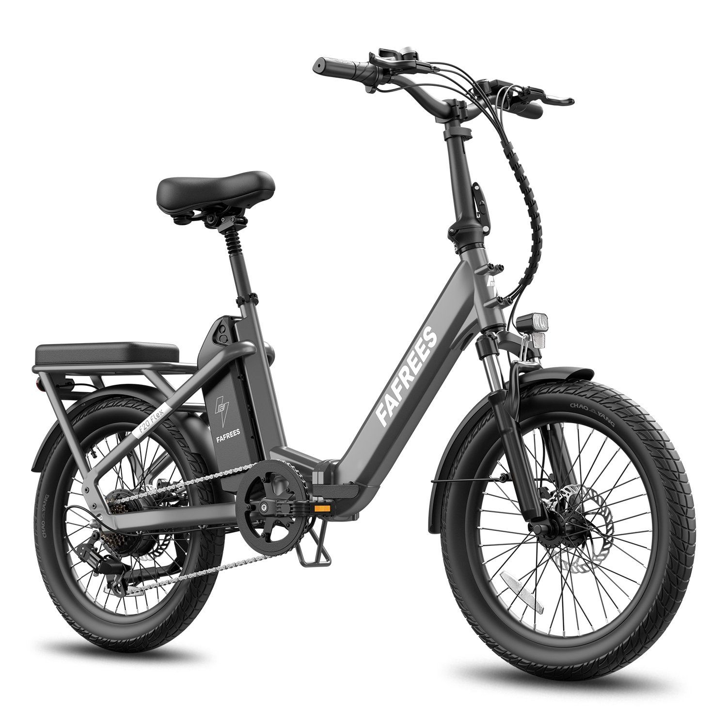 FAFREES F20 Flex Faltbares E-Bike, 25-Ah-Akku (herausnehmbar), 7-Gang-Schaltung