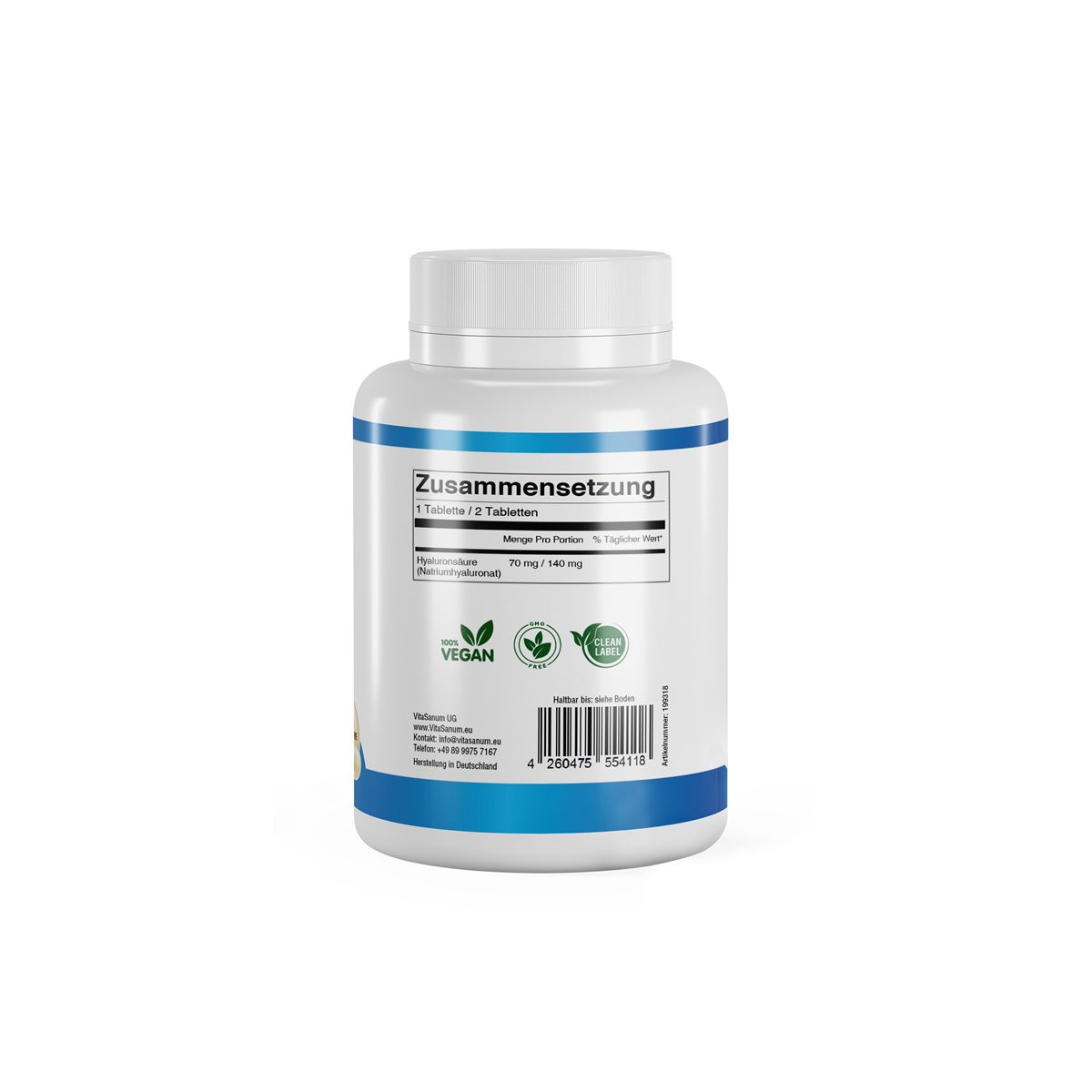 VitaSanum® - Hyaluronsäure 90 St Tabletten