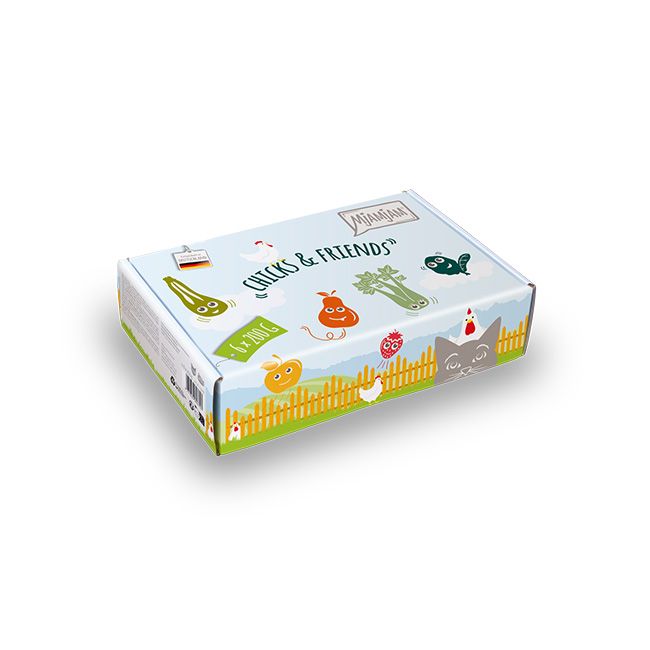 MjAMjAM - Chicks & Friends Box 6x200 g Futter