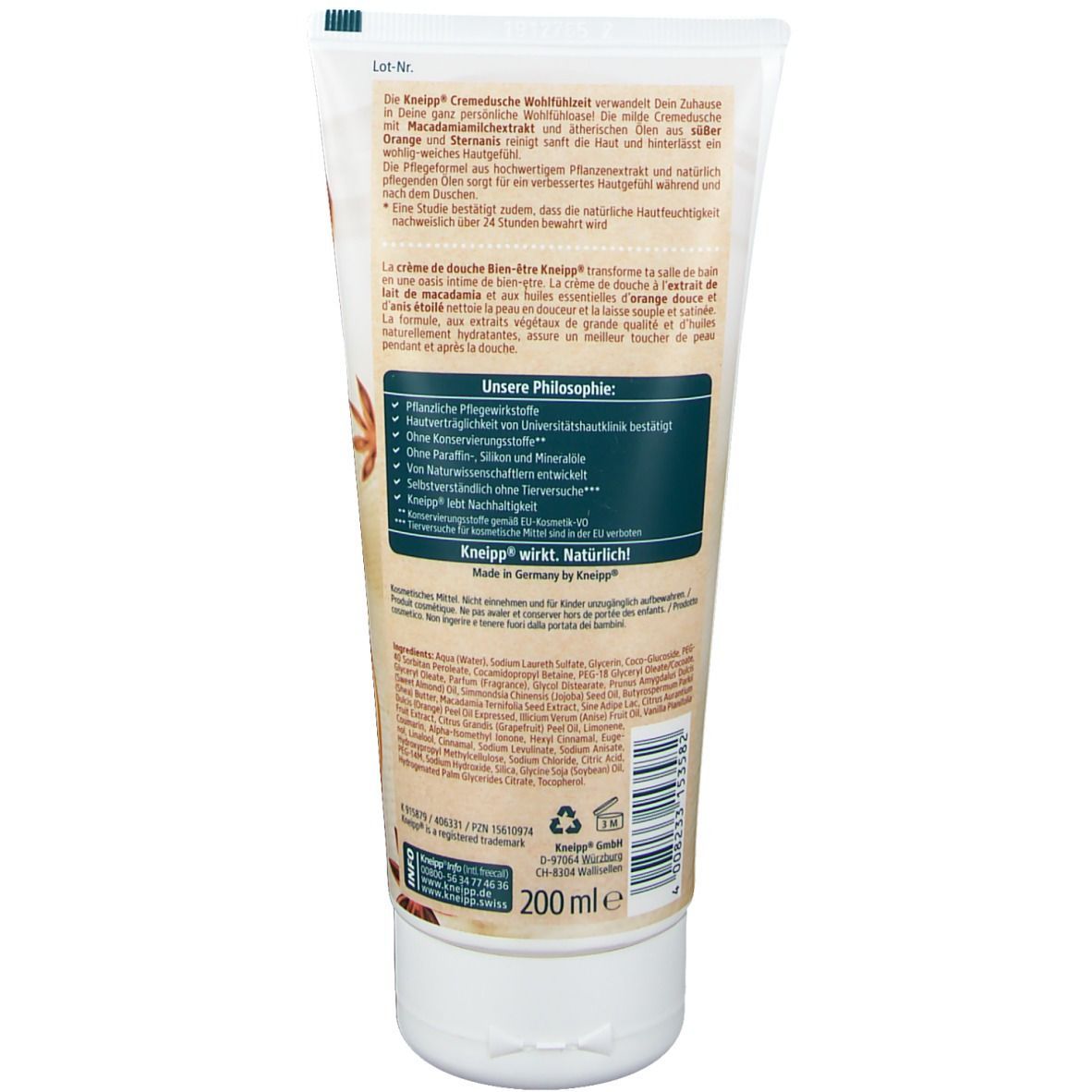 Kneipp® Cremedusche Wohlfühlzeit