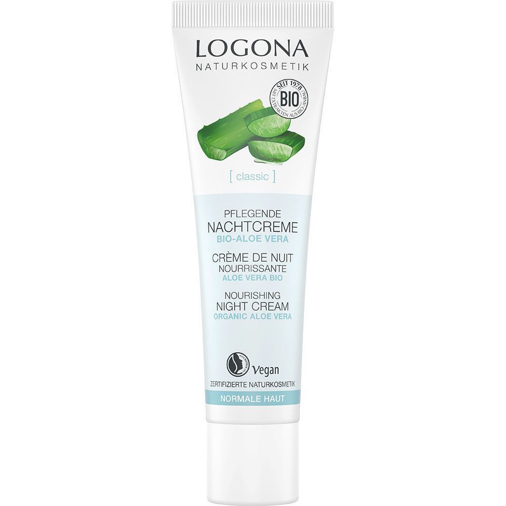 Logona Classic Nourishing Night Cream Organic Aloe Vera Nachtcreme