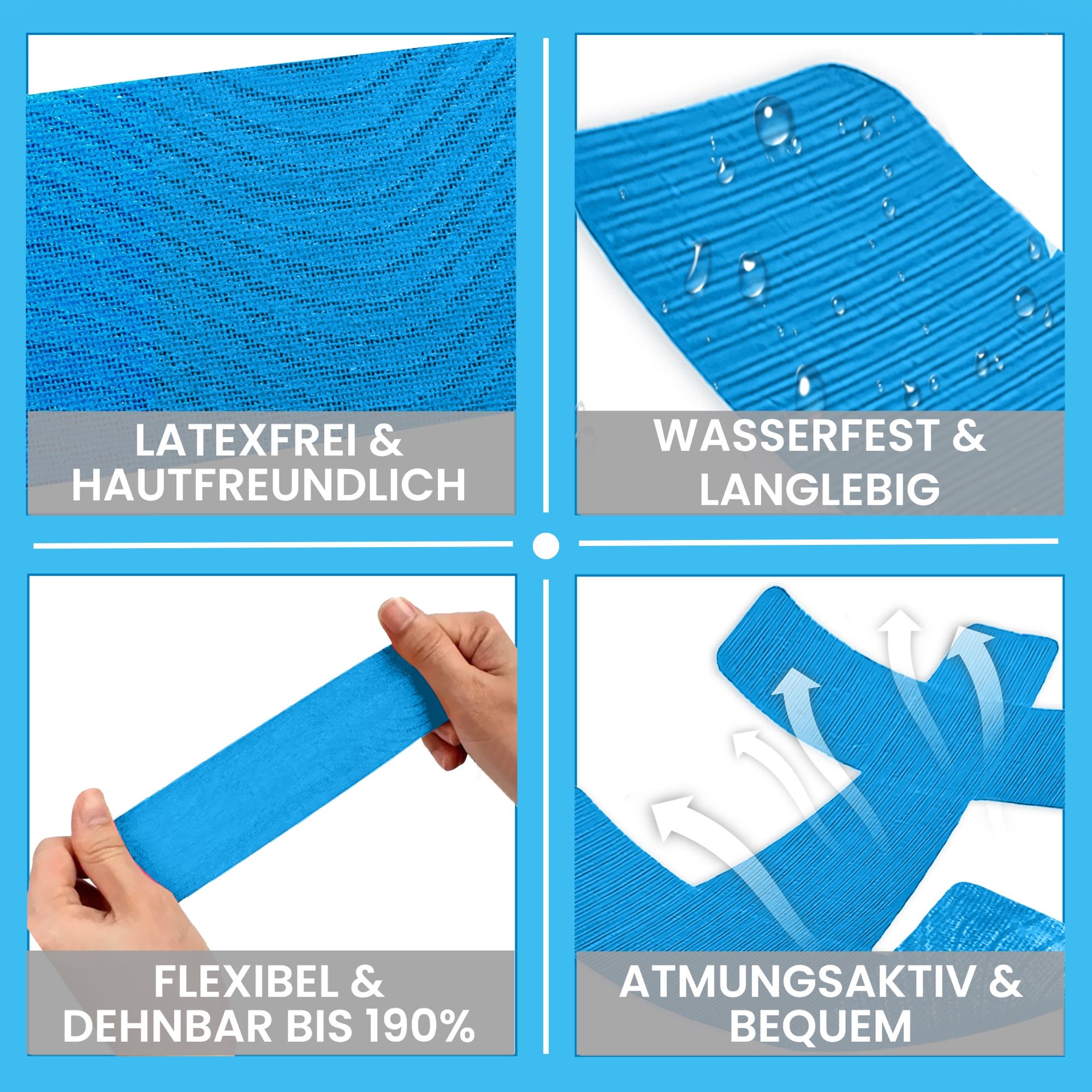 Sanmedix® Hallux Valgus Kinesiologie Tapes - Kinesiotape Vorgeschnitten