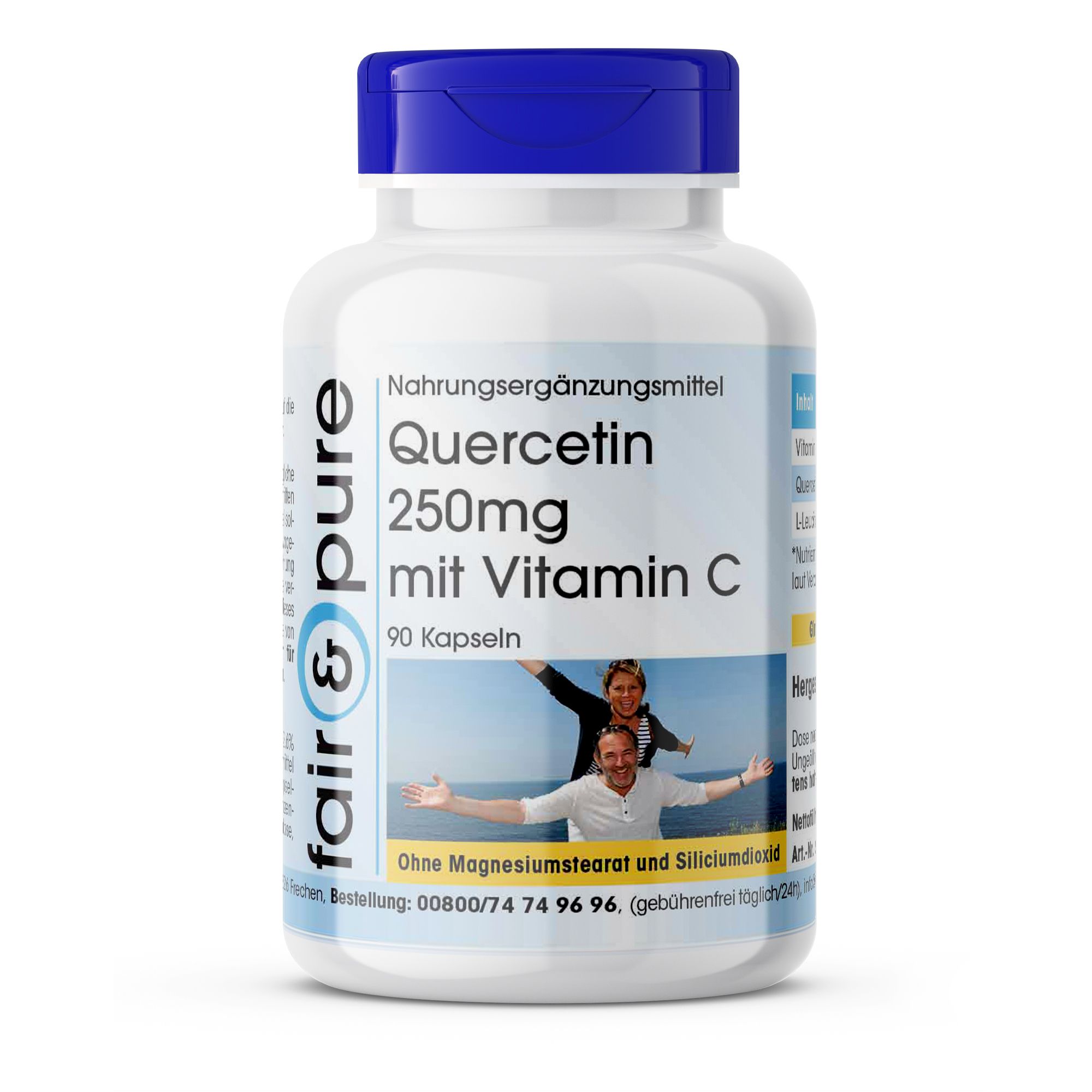 fair - pure | Quercetin 250mg mit Vitamin C 90 St