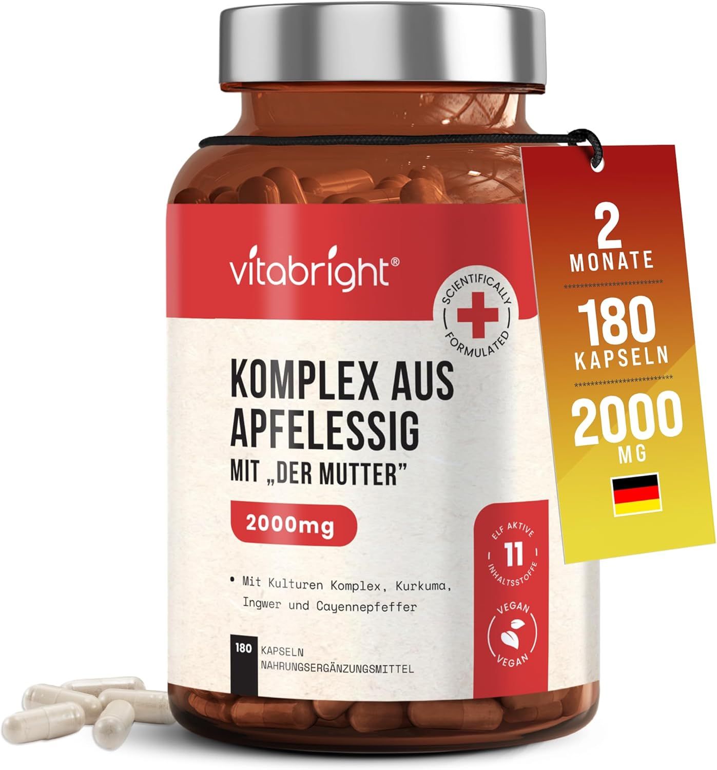 Capsule di Aceto di Mele VitaBright