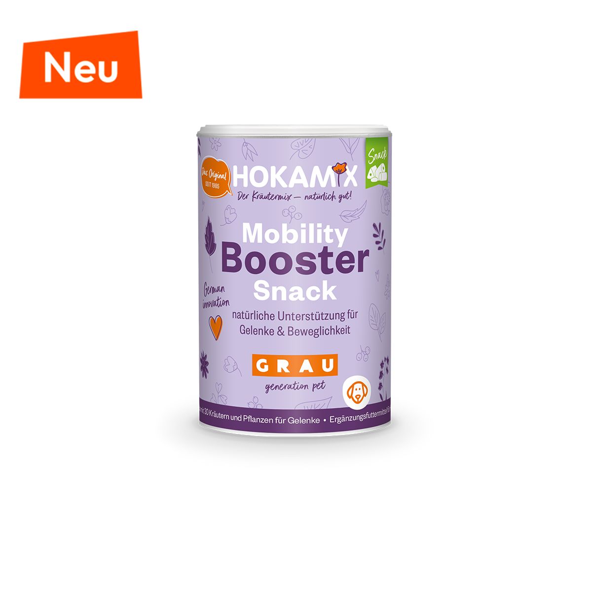 Grau Hokamix Mobility Snack Veggie 150 g Futter