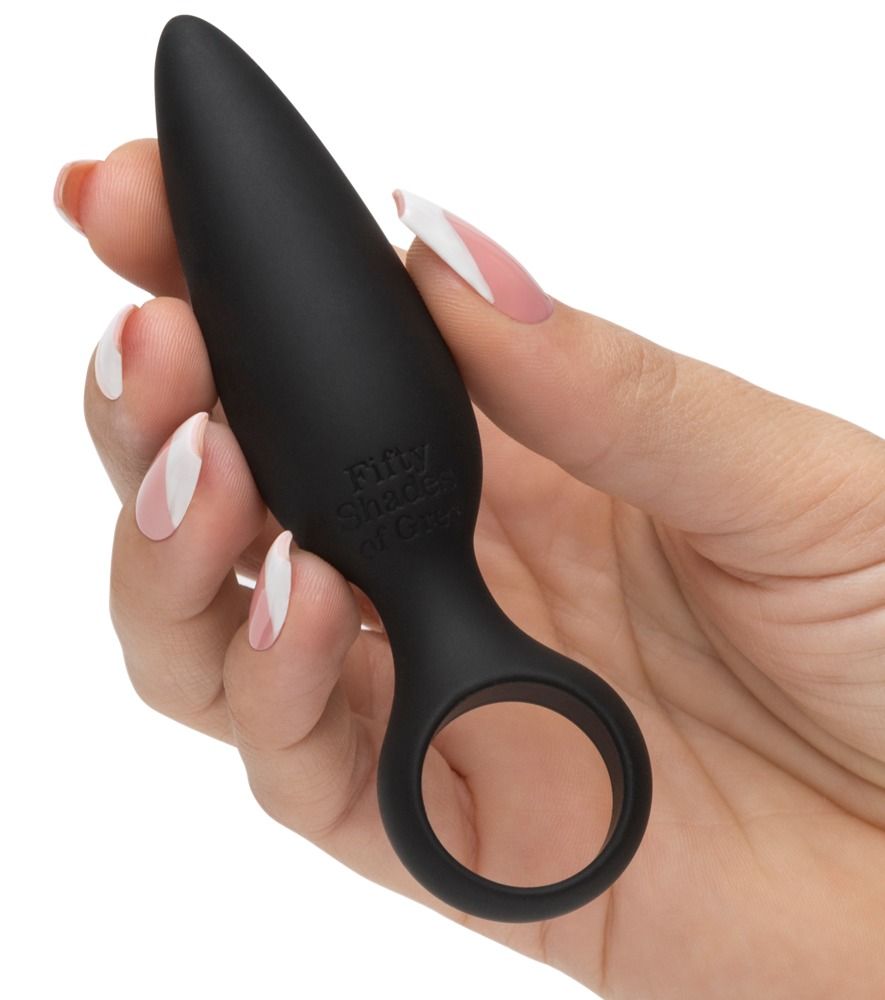 Set „Pleasure Overload Take it Slow“ | Analdusche, Analkette, Vibro-Analplug |  Fifty Shades of Grey