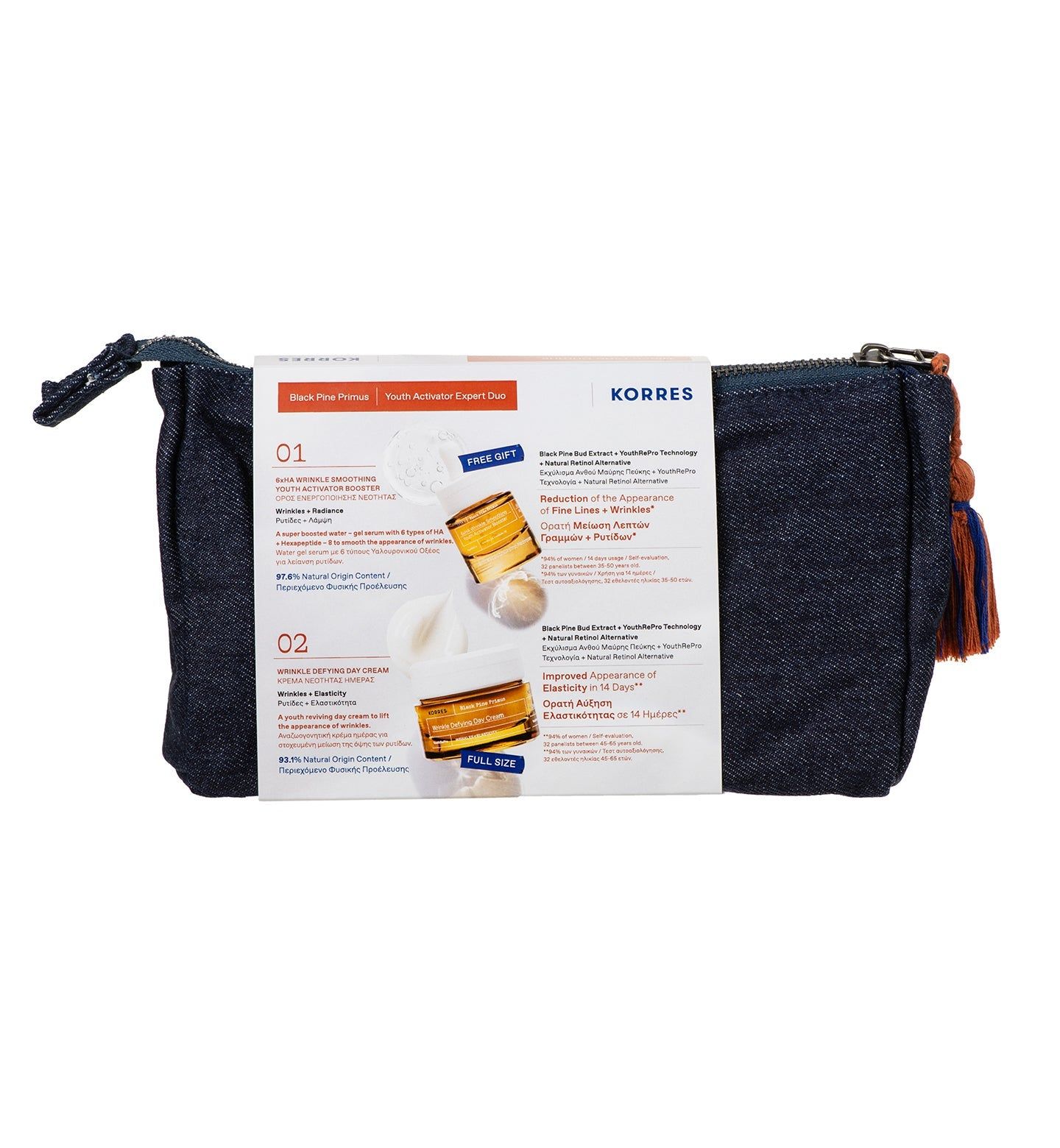 KORRES BLACK PINE PRIMUS Youth Activator - Expert Duo