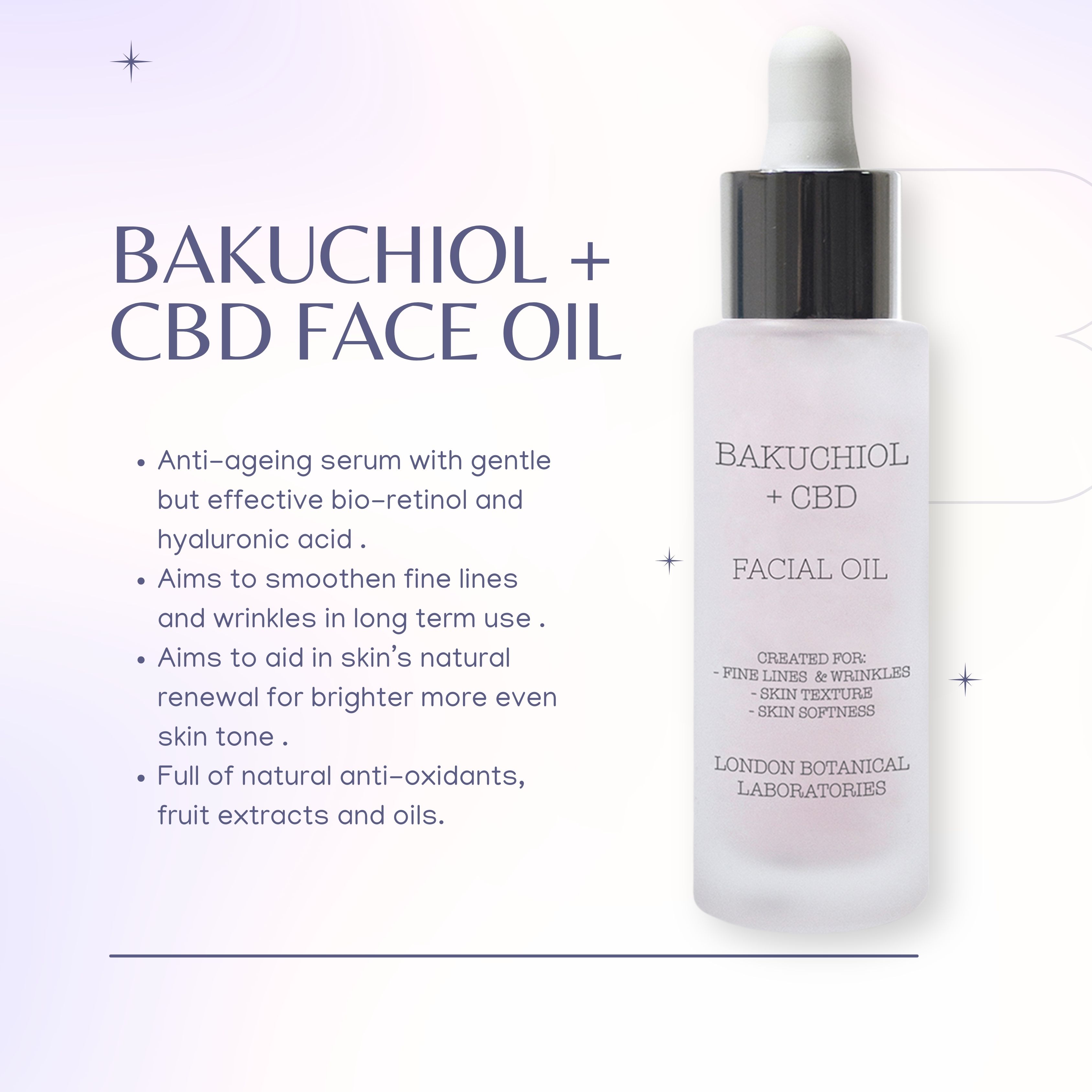 London Botanical Laboratories Bakuchiol + CBD Gesichtsöl