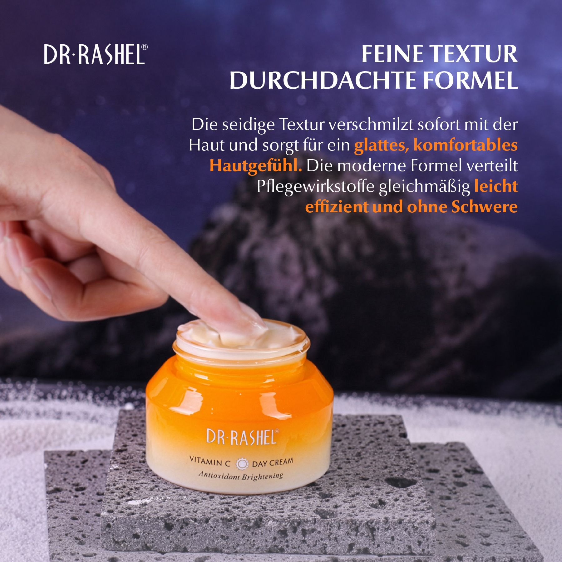 DR.RASHEL Gesichtspflege-Set Retinol Vitamin C Tagespflege Nachtpflege