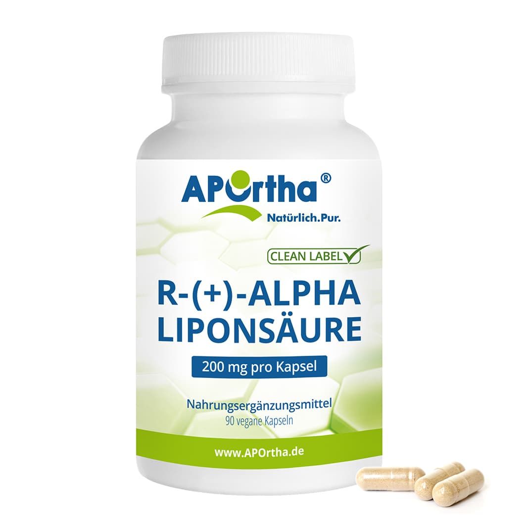 APOrtha® R-(+)-Alpha-Liponsäure Kapseln - 200 mg