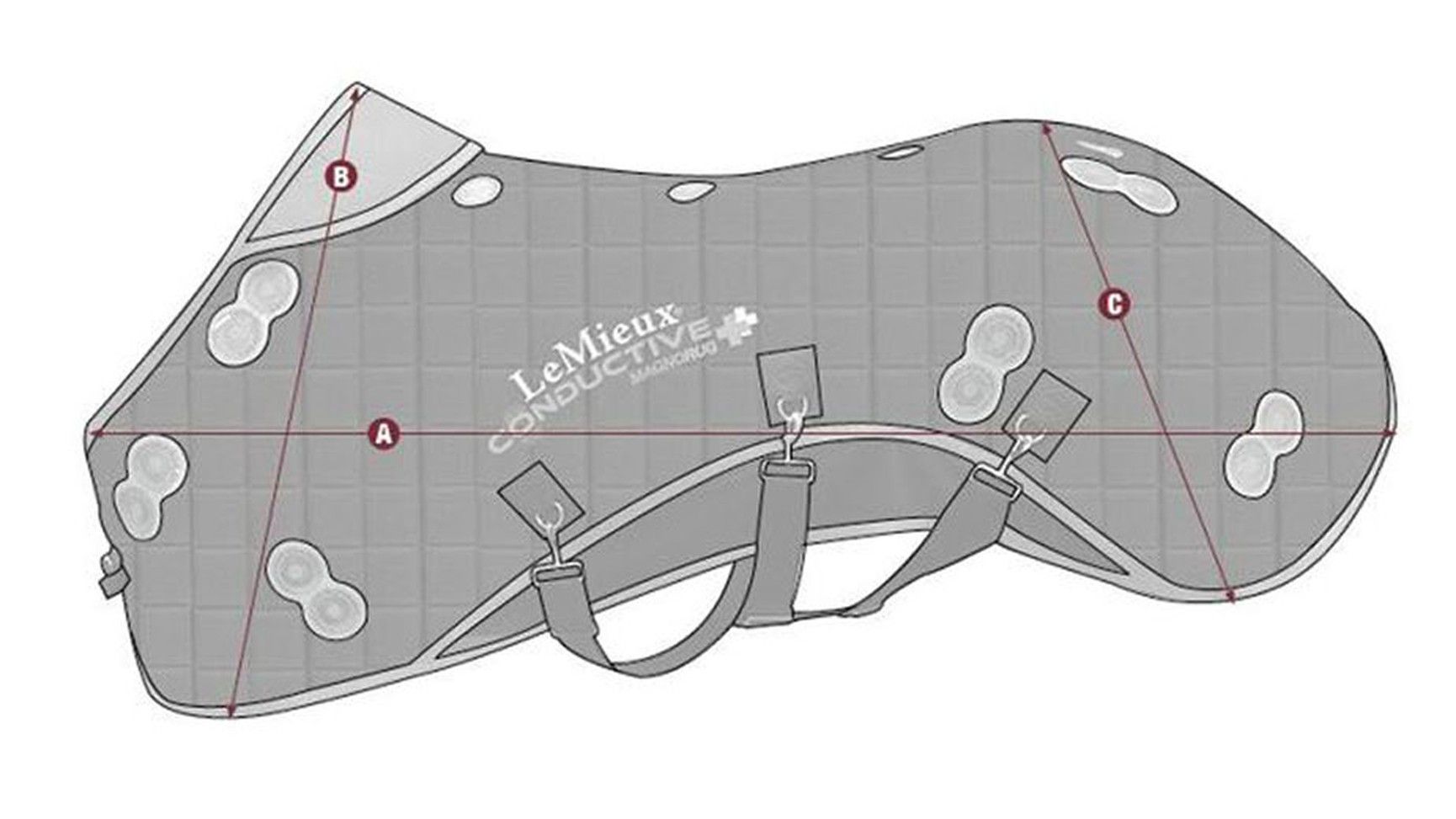 LeMieux Conductive Magnetfeld Therapiedecke
