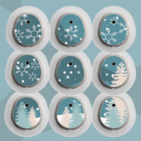 Diasticker® Dexcom G7 Stickerset "Winter Wonderland"