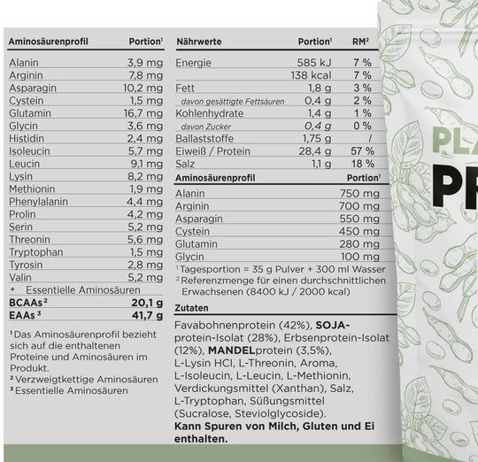 HBN Supplements - Plant Based Protein 700 g Pulver