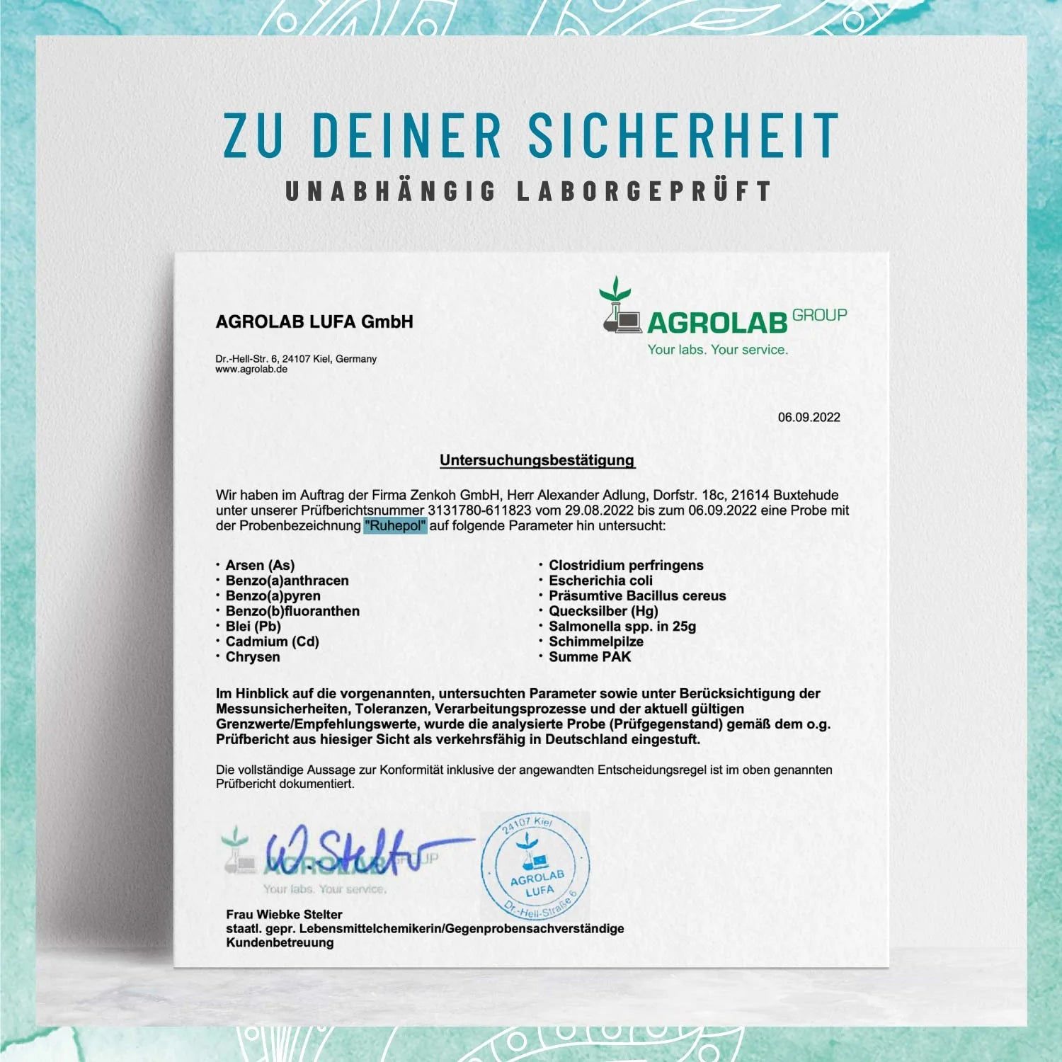 Anti Stress* Komplex mit Ashwagandha & Rosenwurz - Ruhepol - NATURTREU®