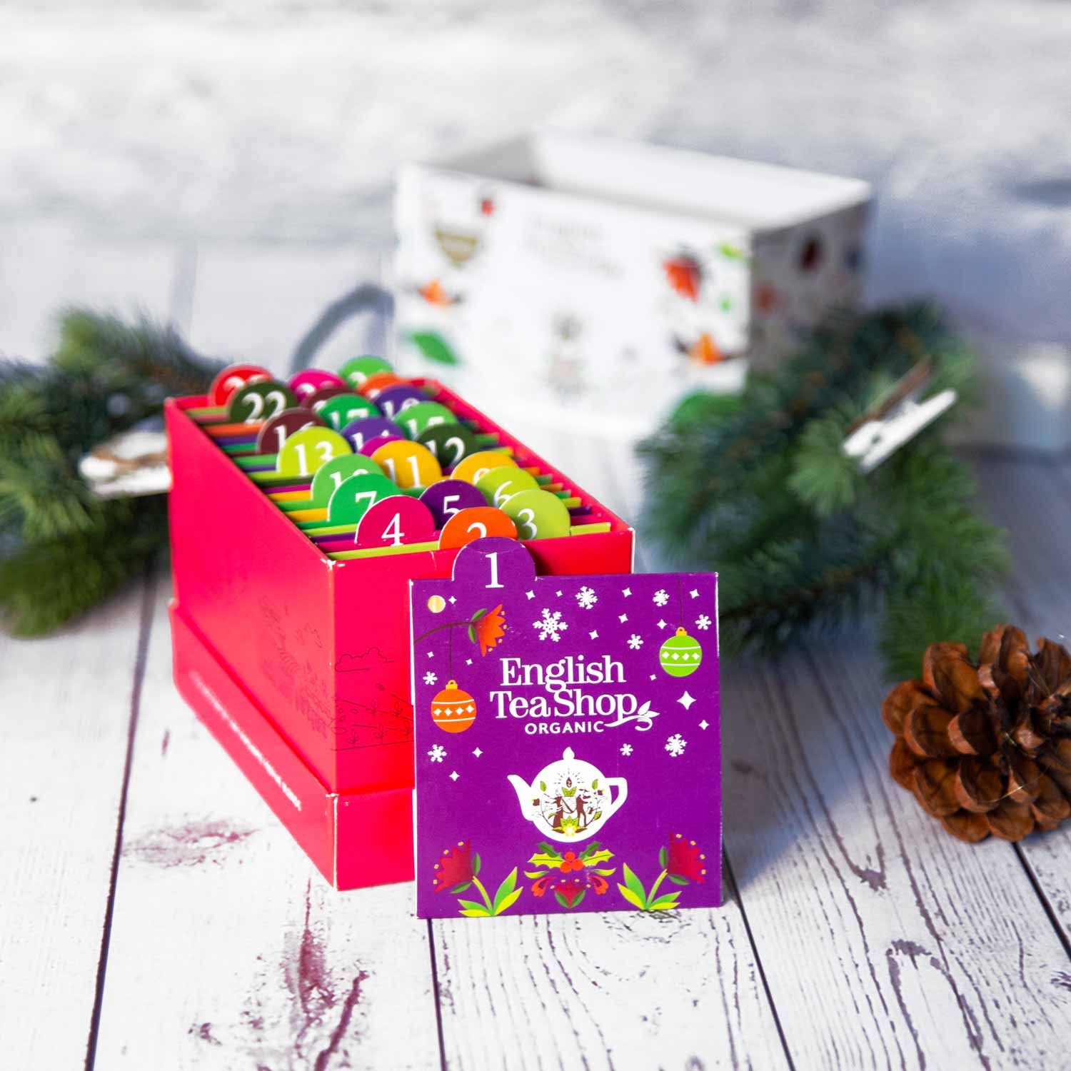 ETS - Tee Adventskalender Christmas Countdown weiss bio