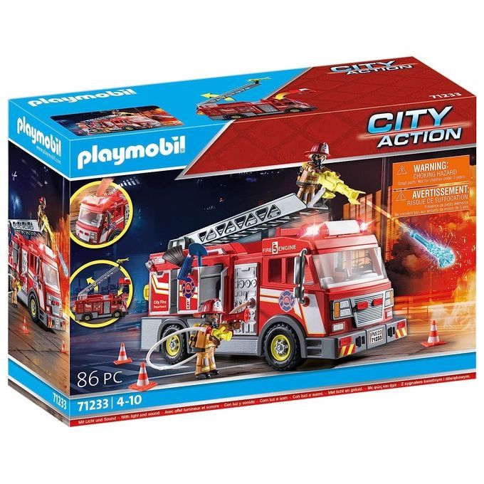 Playmobil City Action Camion Pompieri