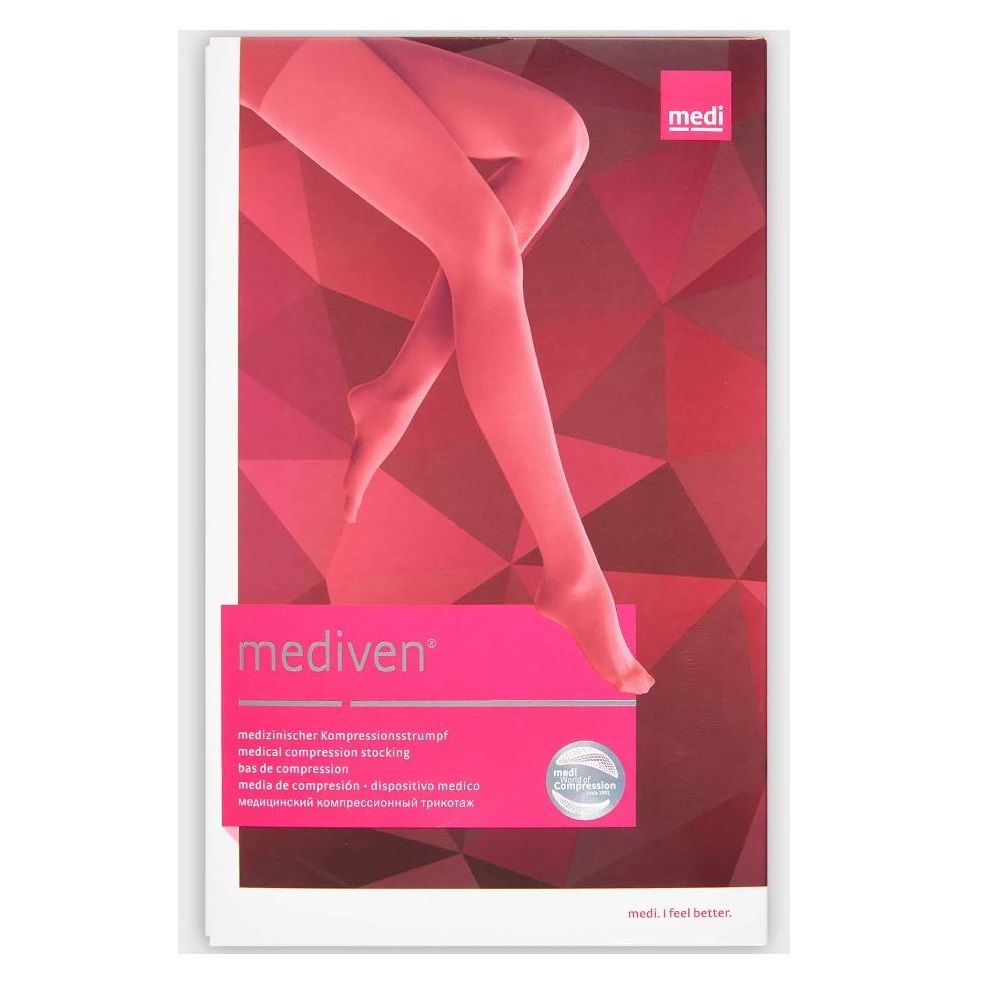 mediven elegance CCL1 AD Kompressionsstrümpfe normal (39-44 cm) mit Trikotabschlussrand