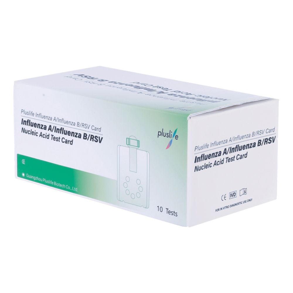 Pluslife Influenza A / B RSV Testkits (10 Tests) 10 St Test