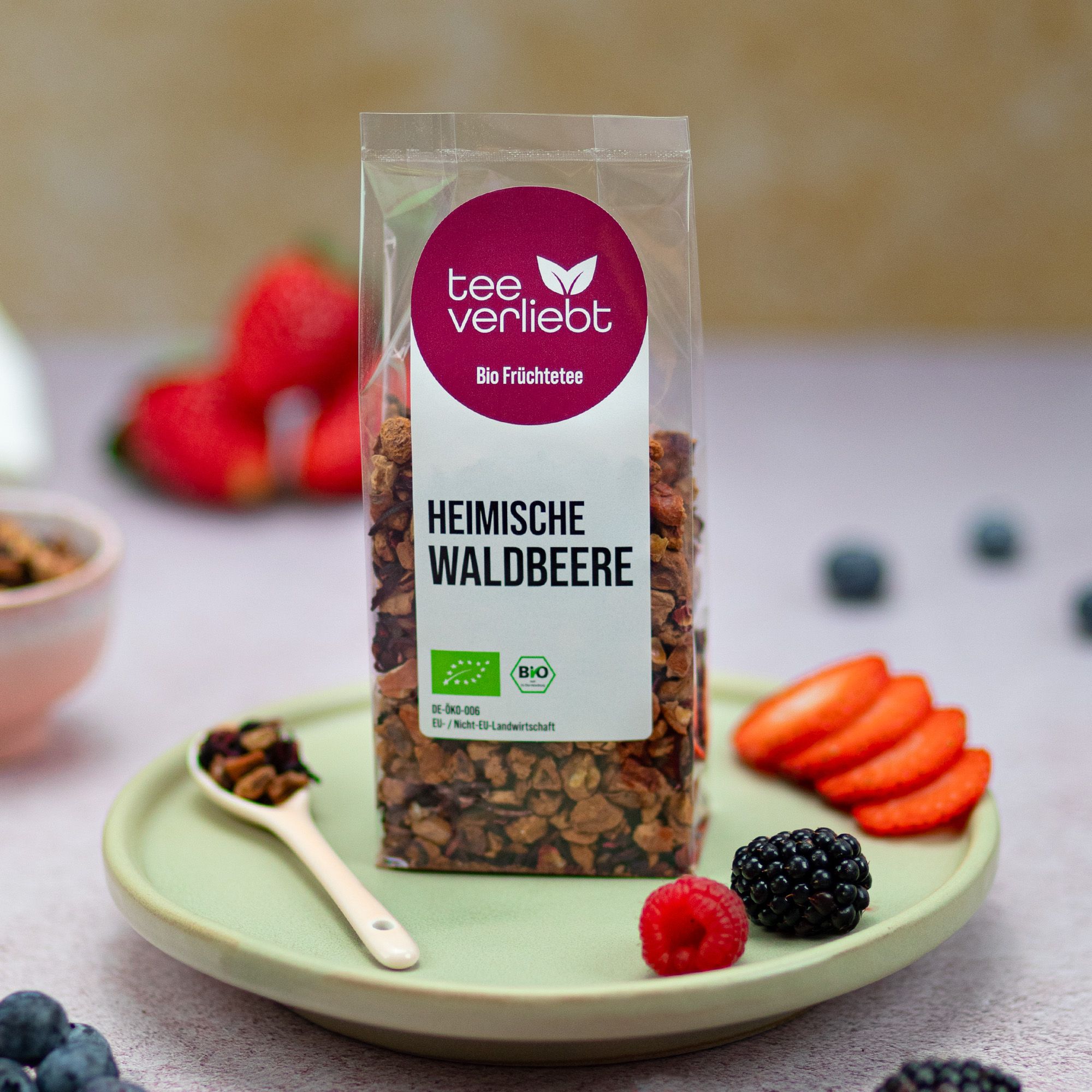 teeverliebt - Heimische Waldbeere Bio loser Früchtetee