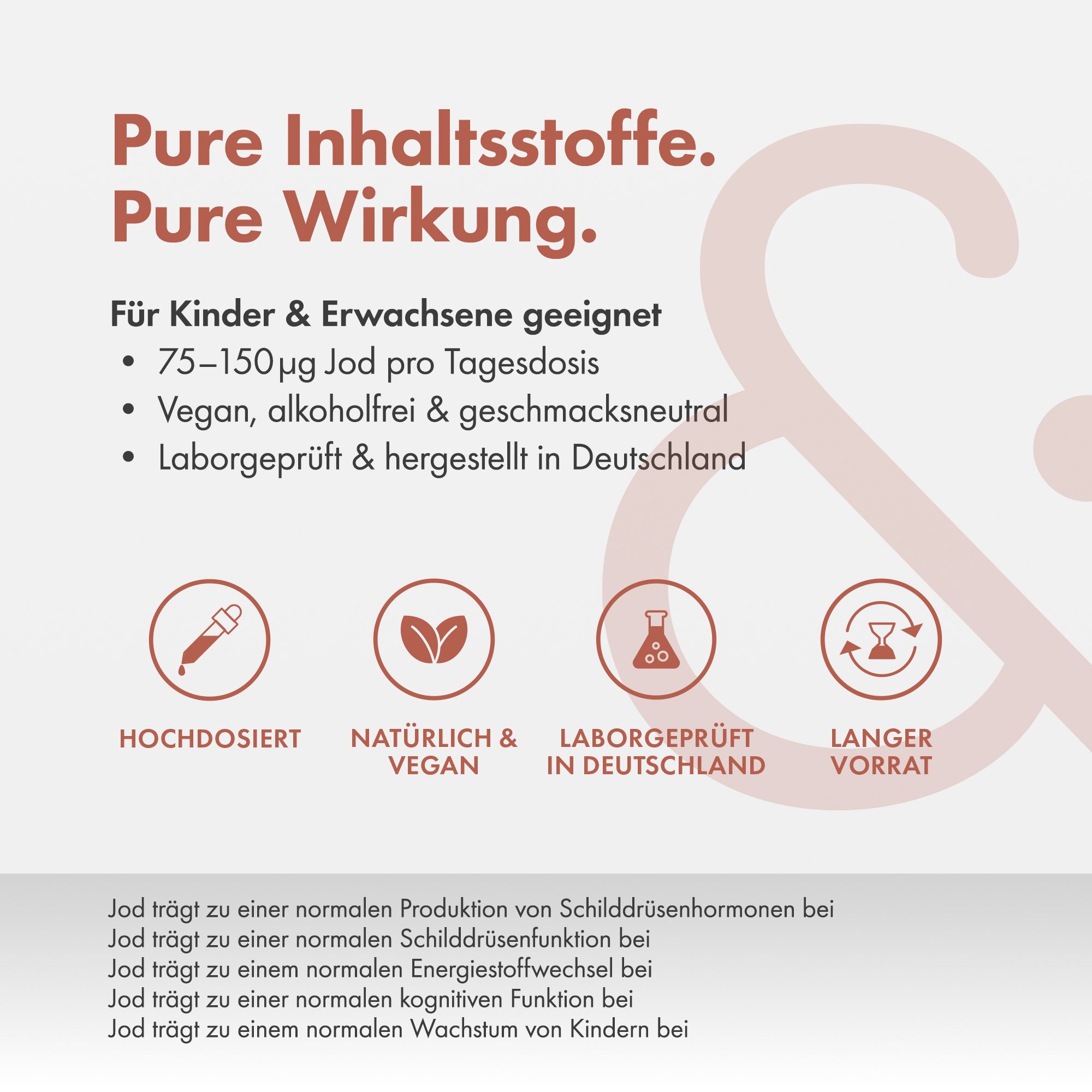 MINERALS & ME® Jod Tropfen