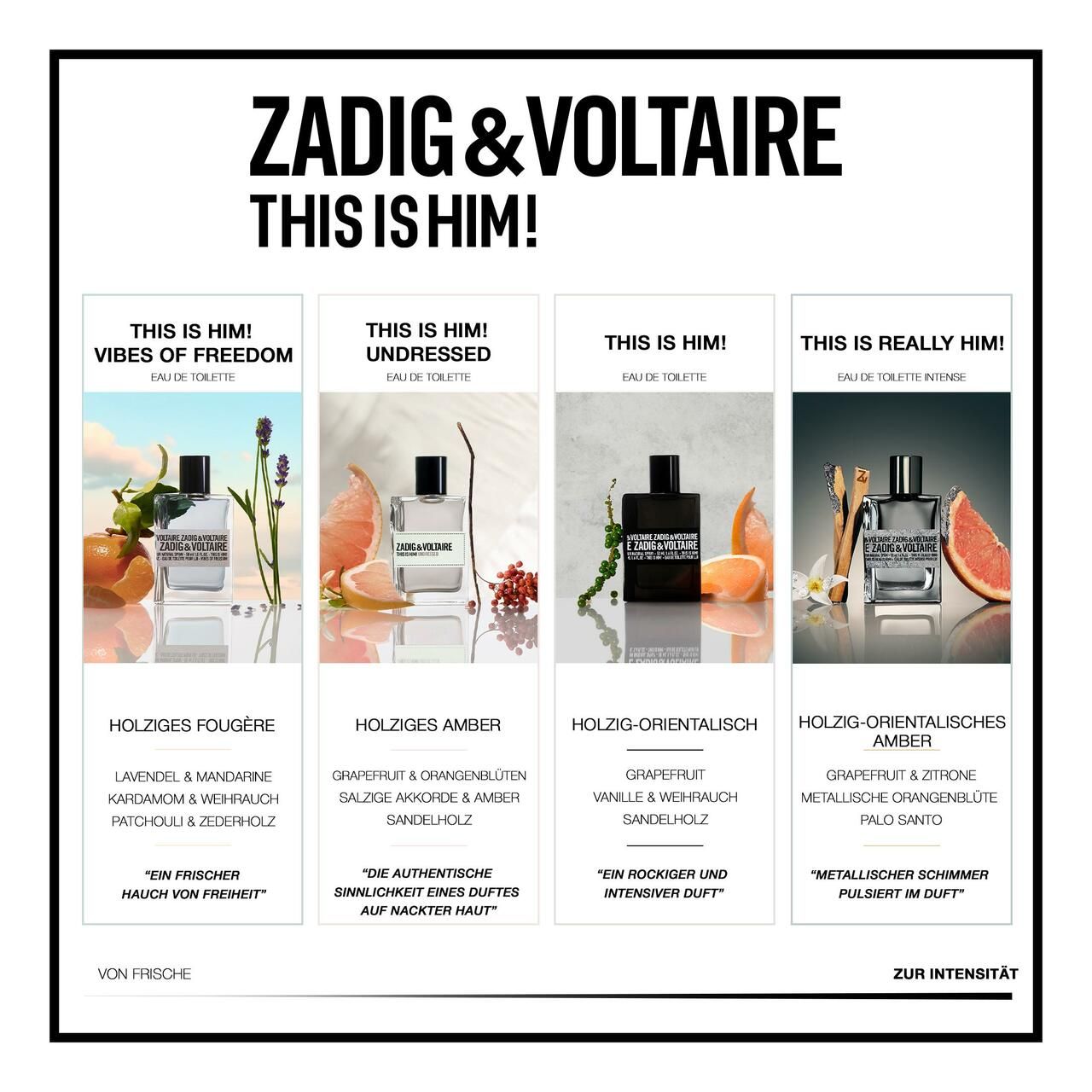 Zadig & Voltaire, This is Him! Undressed  EdT Nat. Spray